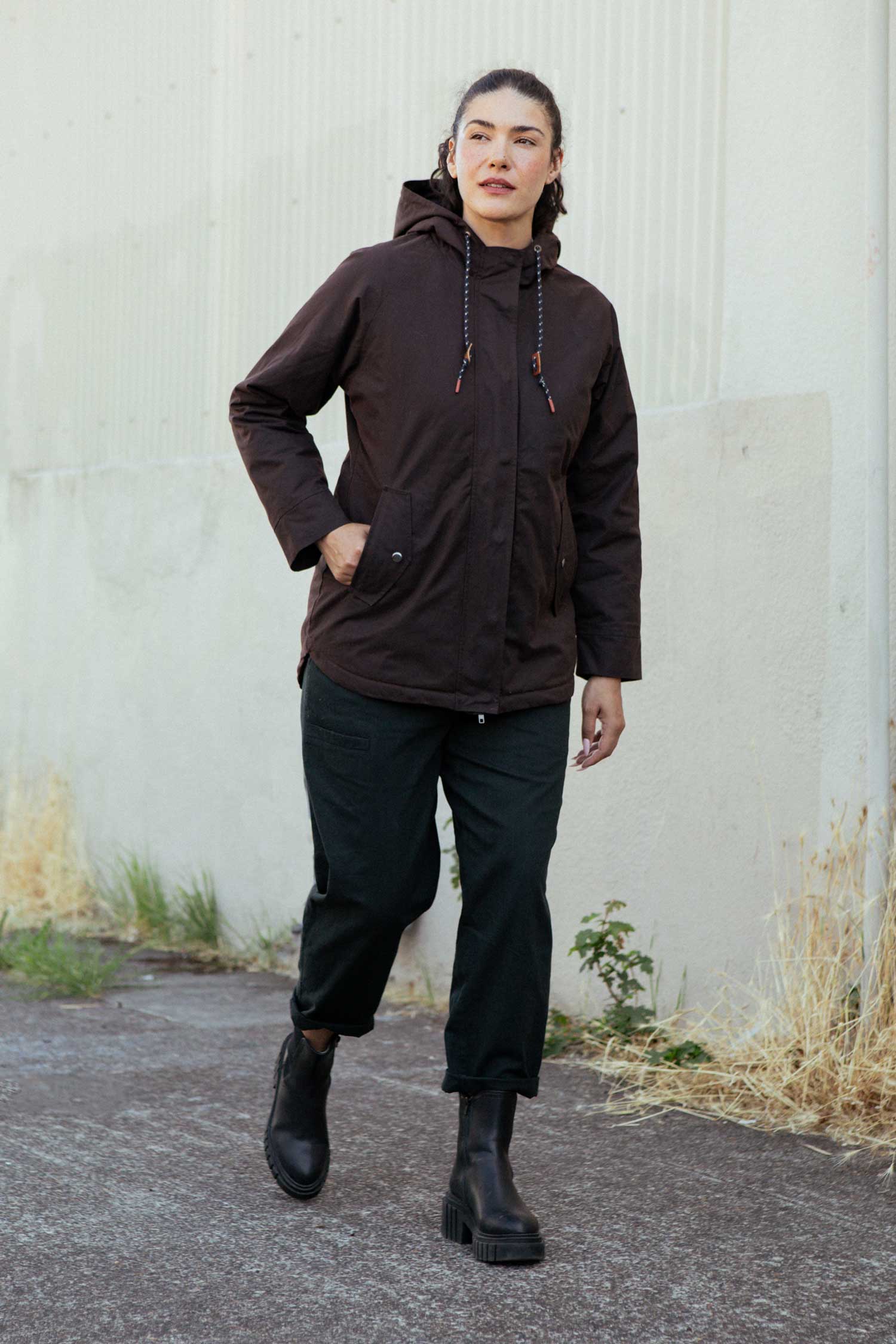 Sequoia Parka / Umber Waxed Canvas
