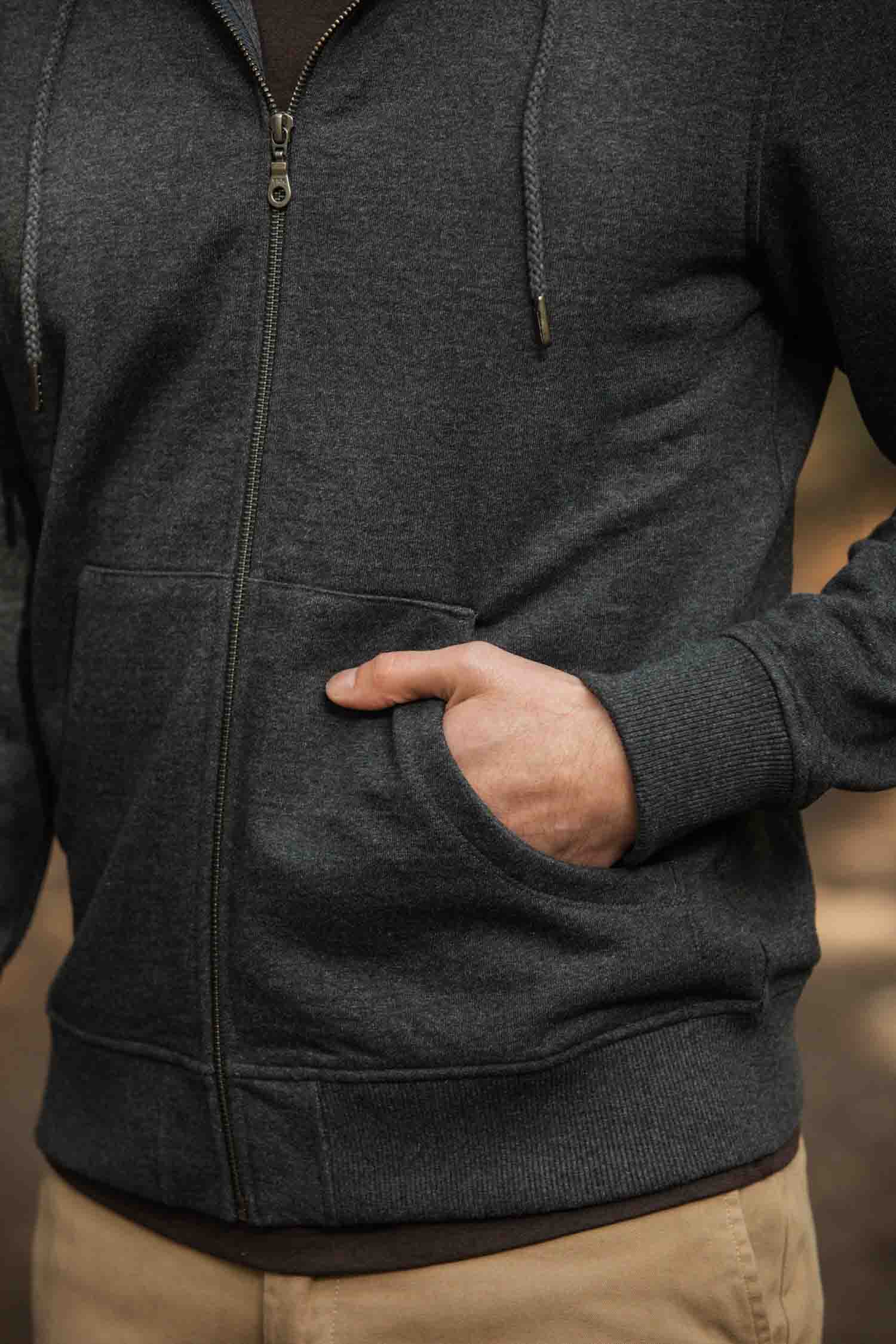 Ridge Hoodie / Charcoal