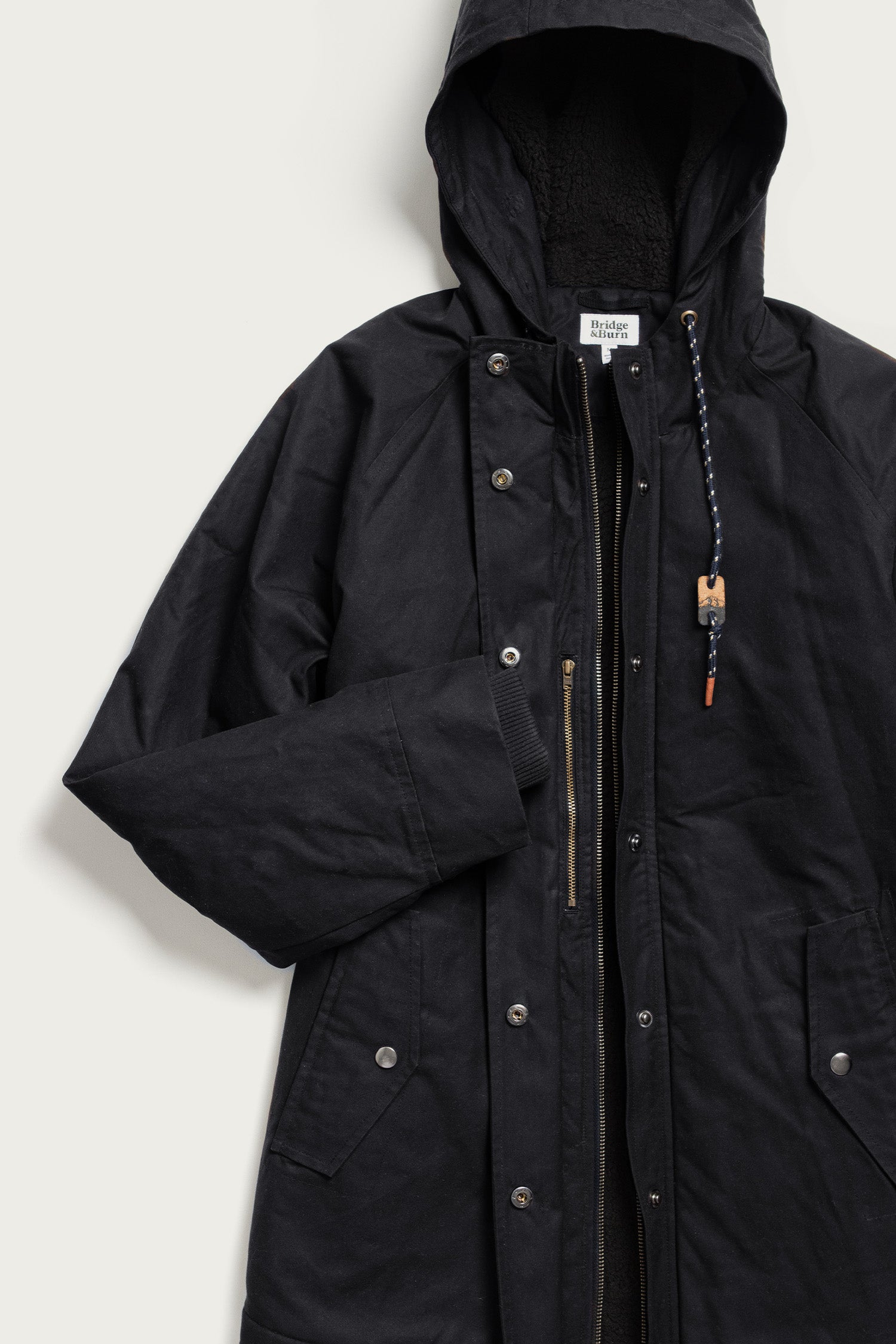 Sequoia Parka / Black Waxed Canvas