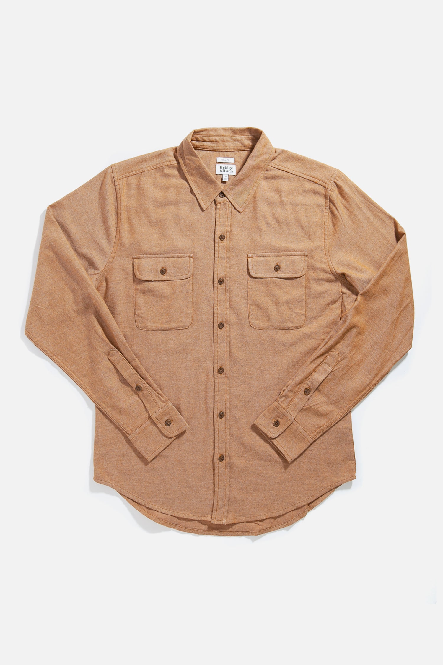 Cole Slim Shirt / Copper Melange