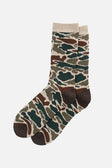 RoToTo Pile Camo Socks / Beige