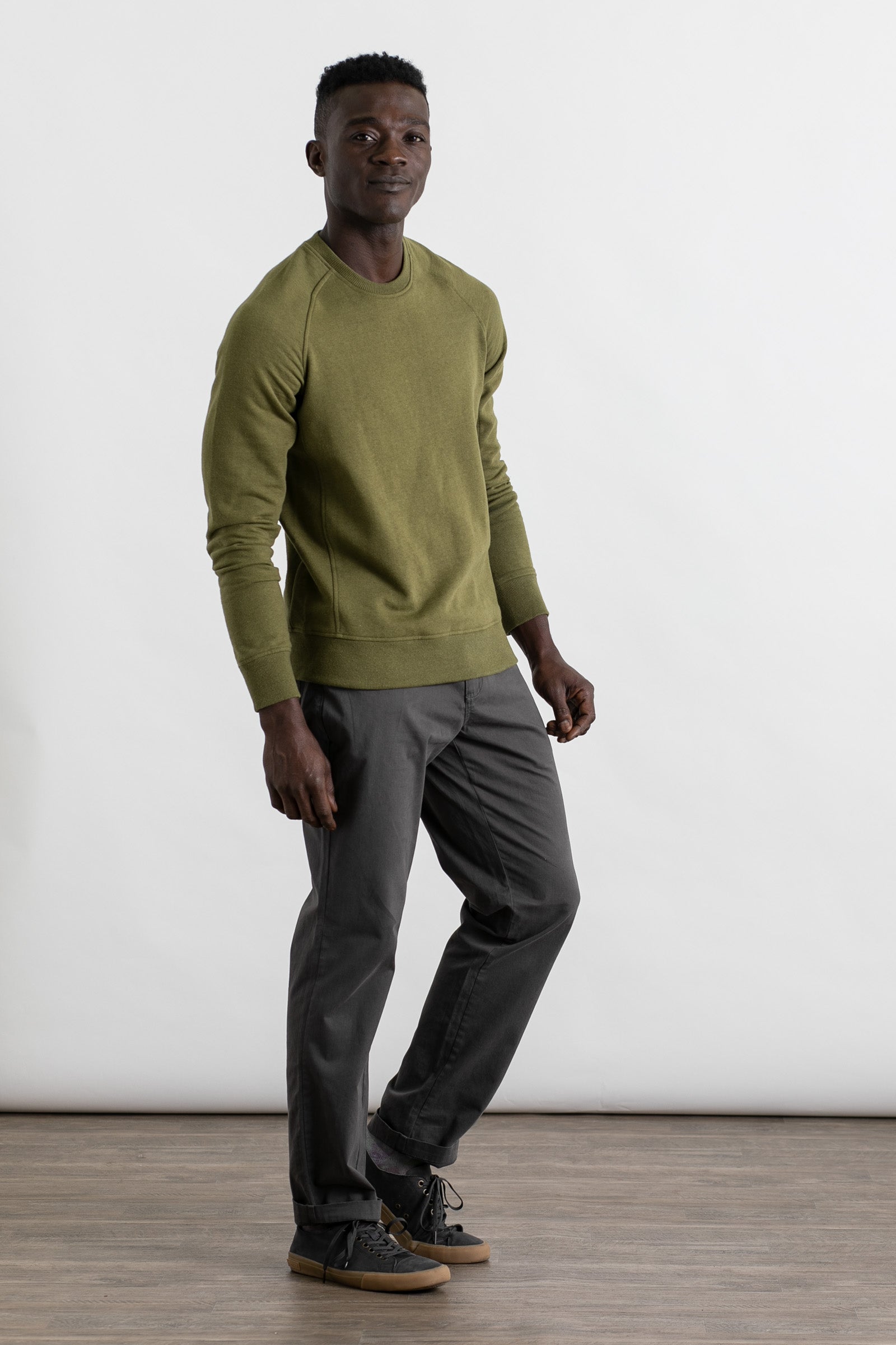 Fremont Crew Sweatshirt / Olive