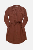 Emery Shirt Dress / Copper