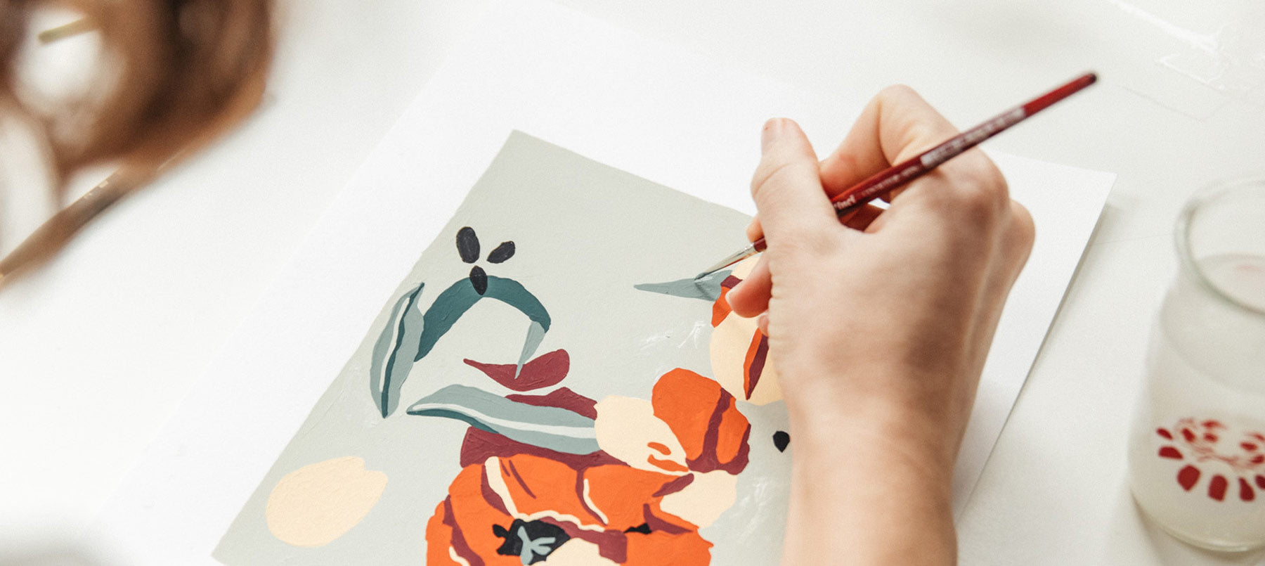 Tulip Print Coloring Sheet by Camille Shu