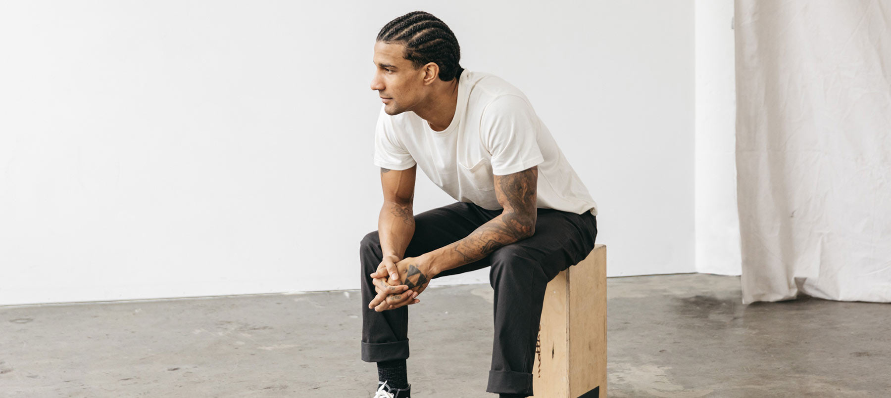 Men's basic tees and henleys
