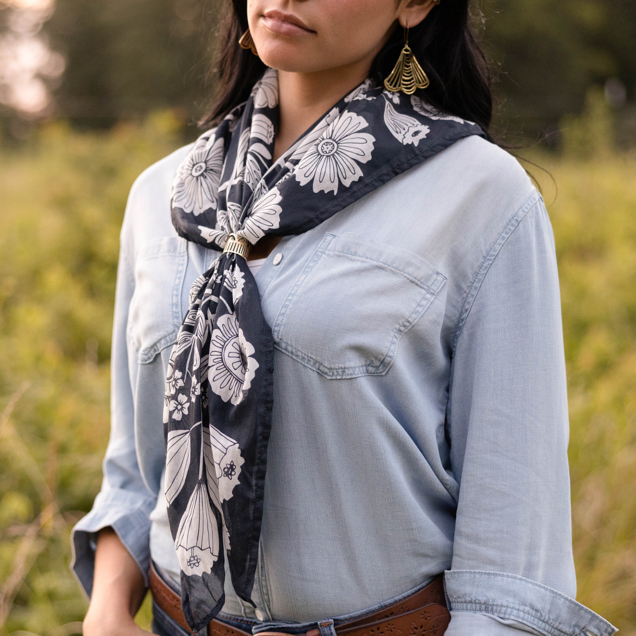 Handker Bandanas - 34" Wild Rag Fiona Bandana