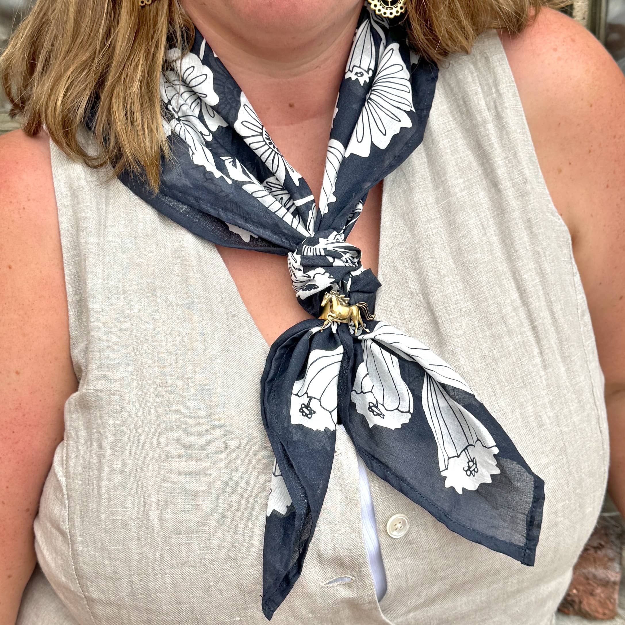 Handker Bandanas - 34" Wild Rag Fiona Bandana