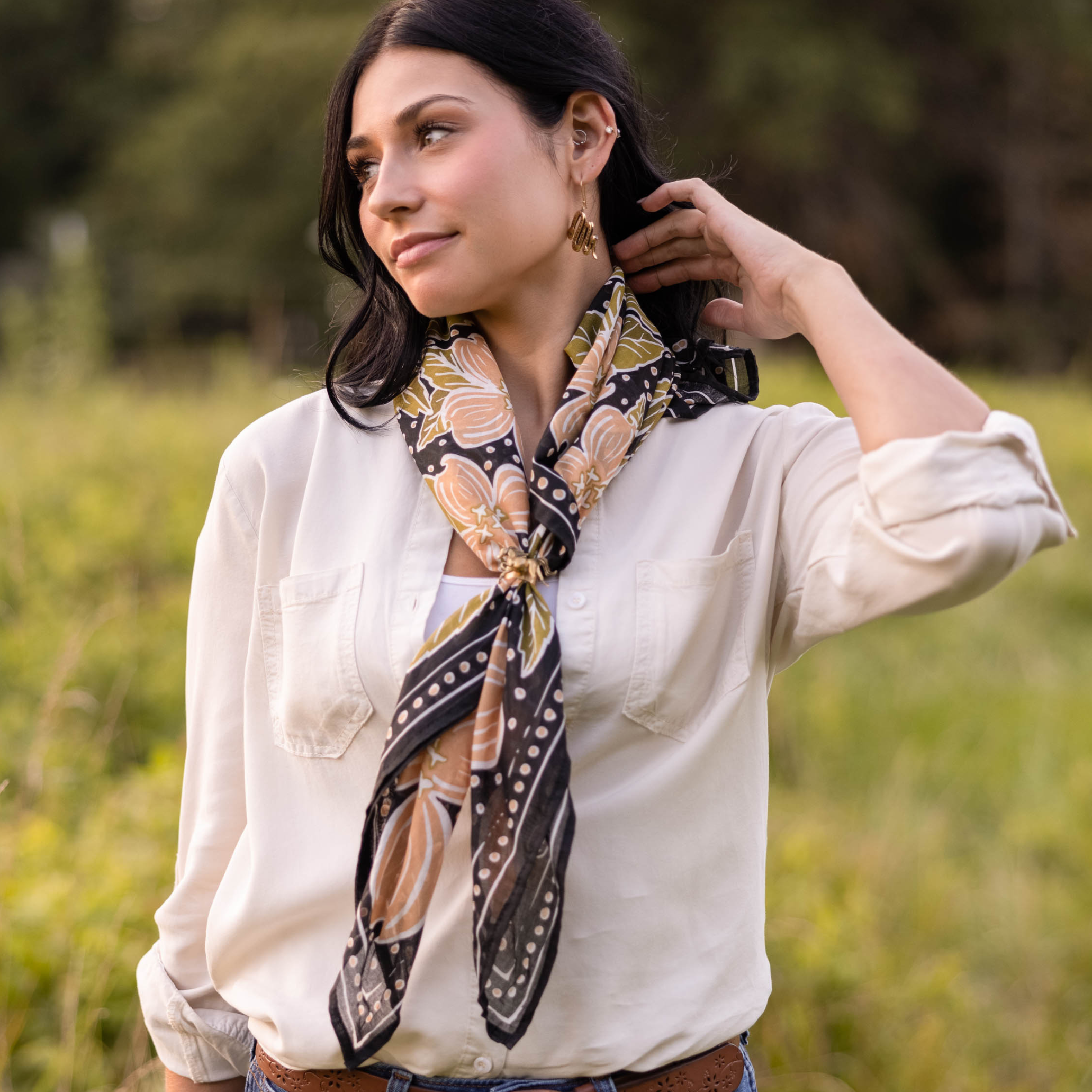 Handker Bandanas - 34" Wild Rag Amy Bandana