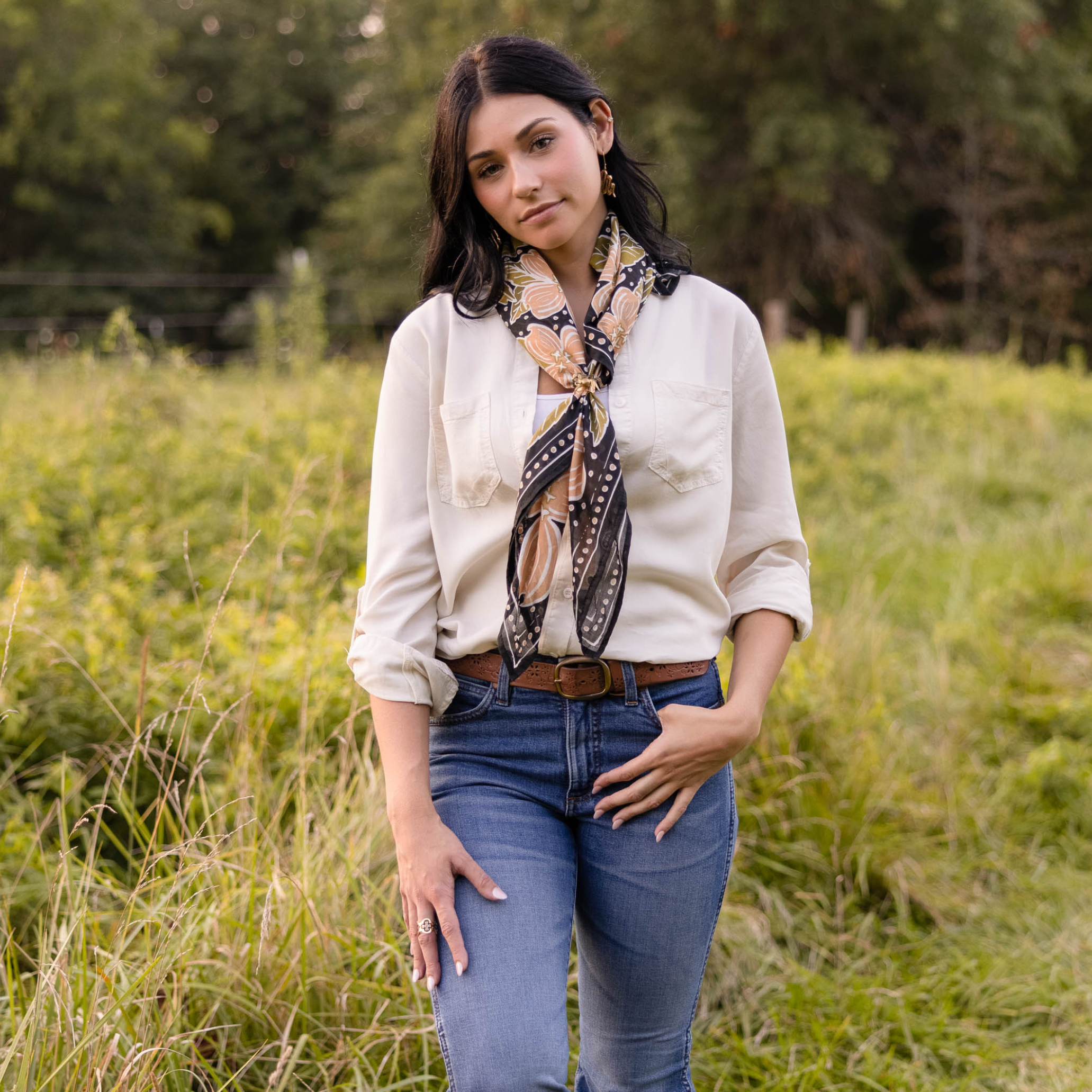 Handker Bandanas - 34" Wild Rag Amy Bandana