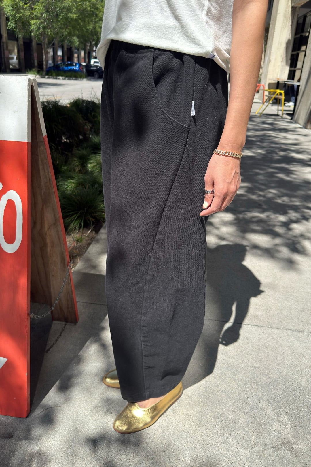 le bon shoppe arc pants tobacco weight canvas adds durability and gives a structured look Le Bon Shoppe - Arc