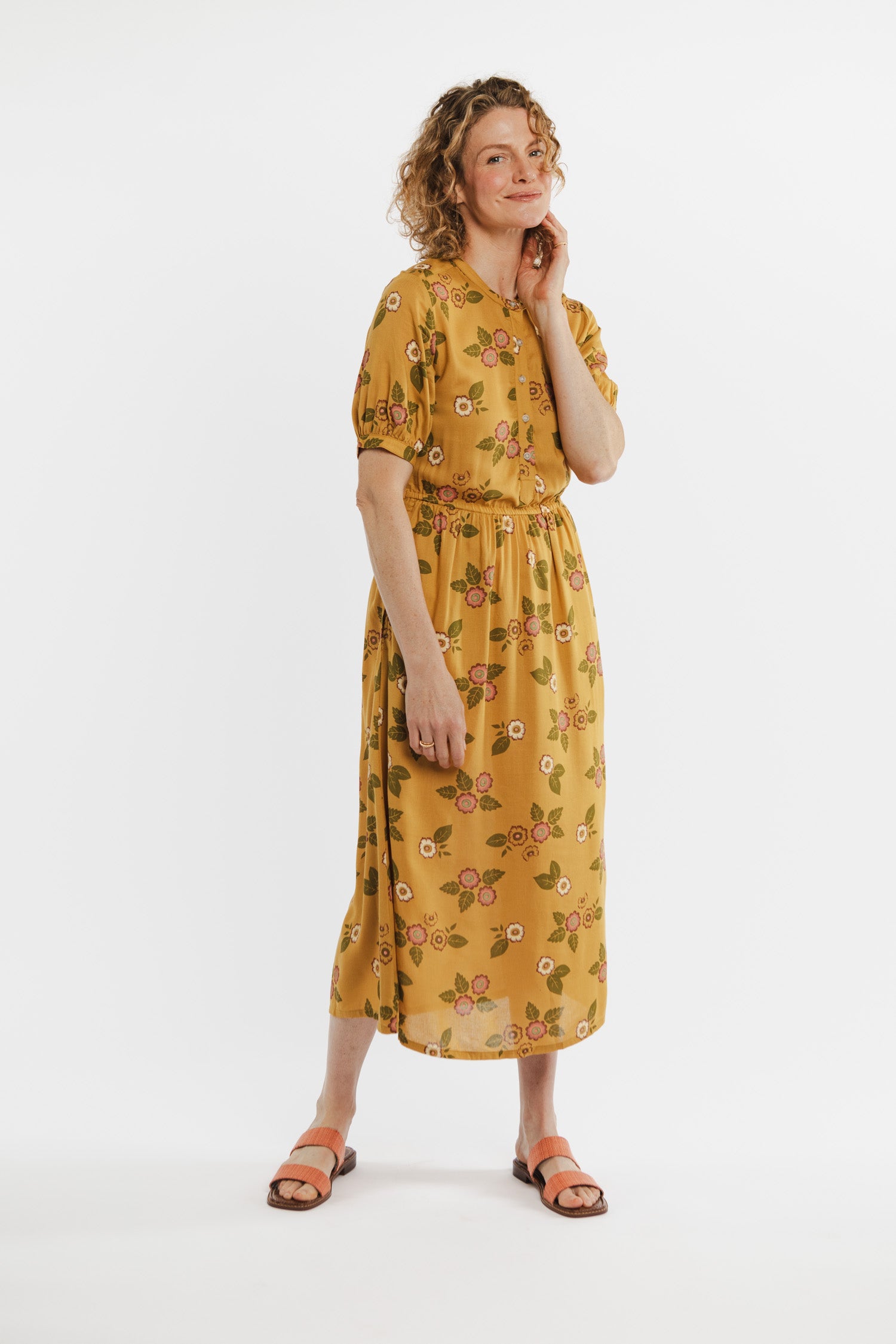 Reina Dress / Folk Floral