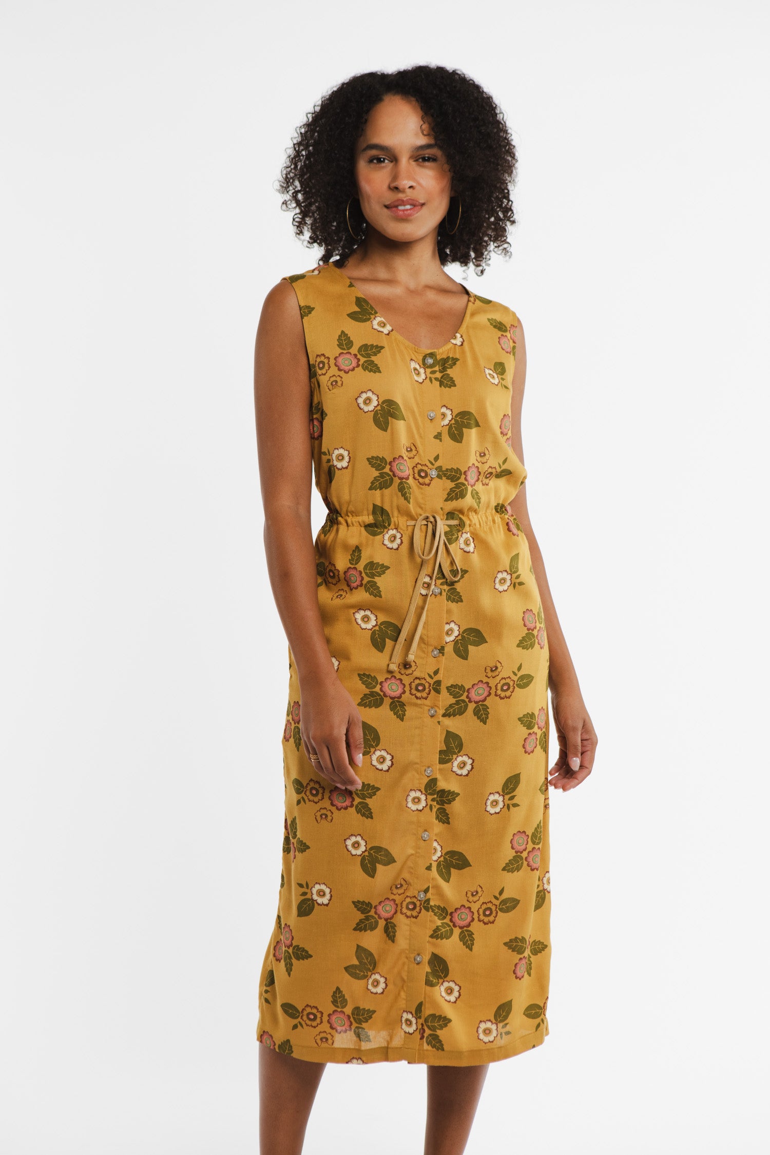 Janice Dress / Folk Floral