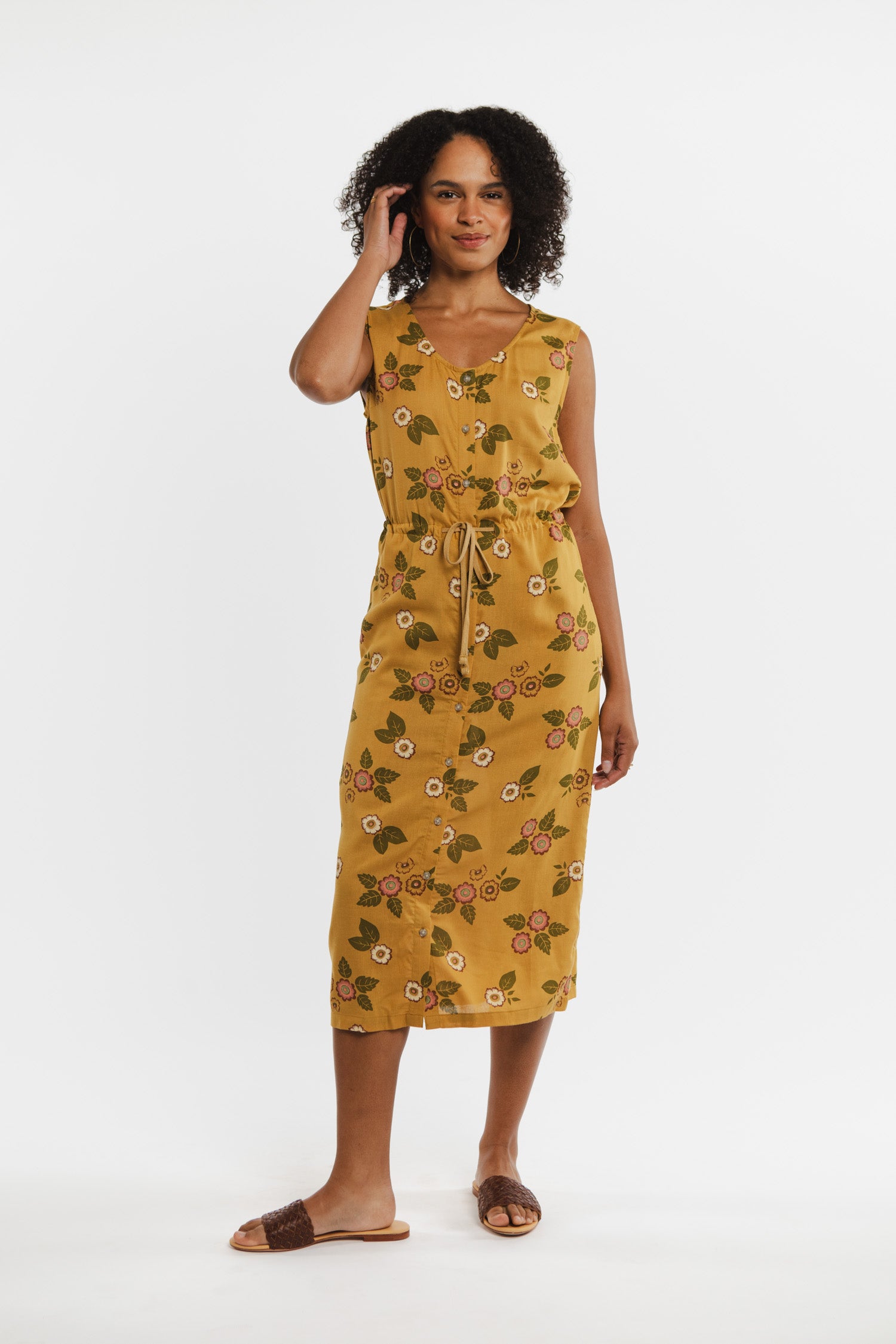 Janice Dress / Folk Floral