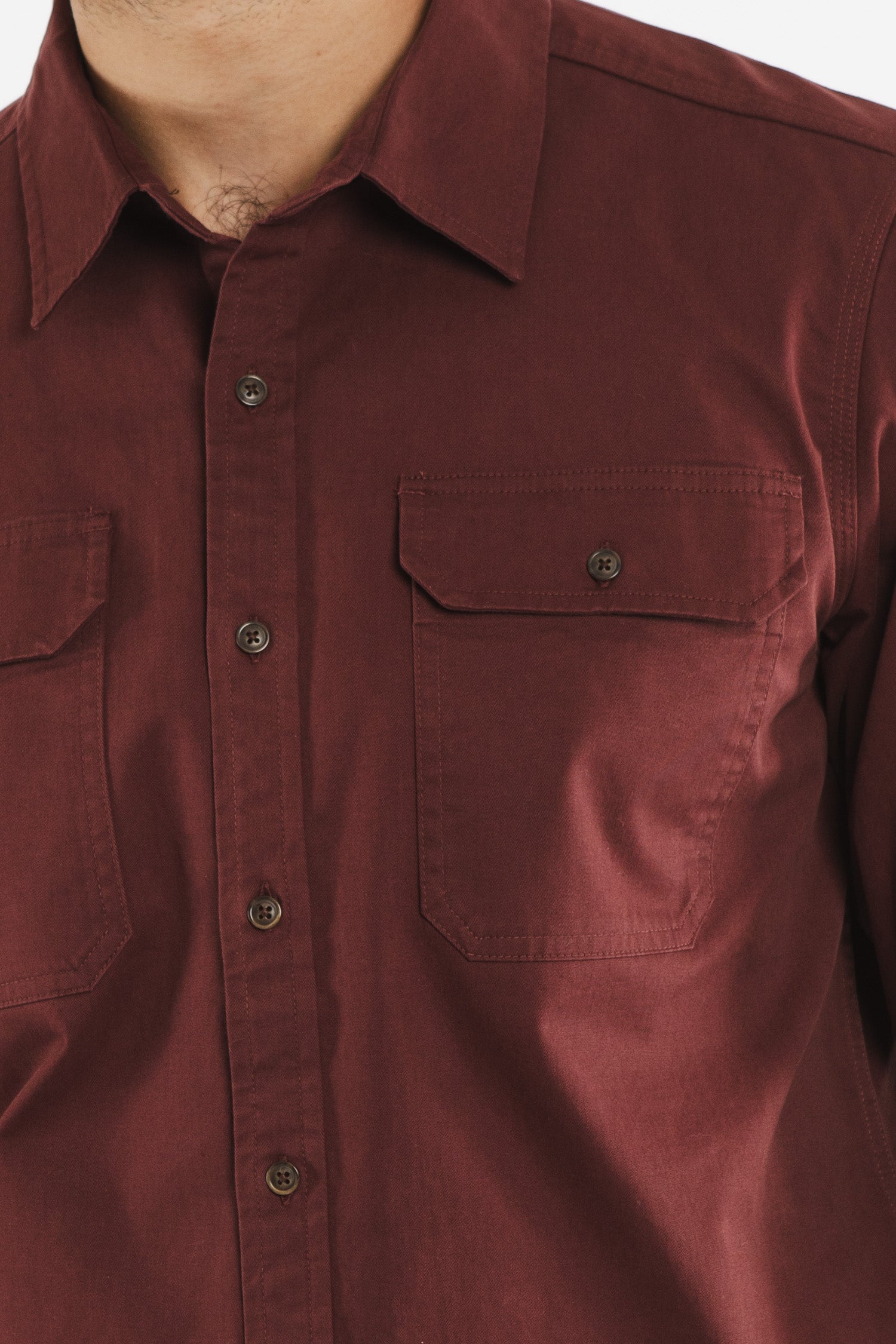 Eugene Utility Shirt / Burgundy