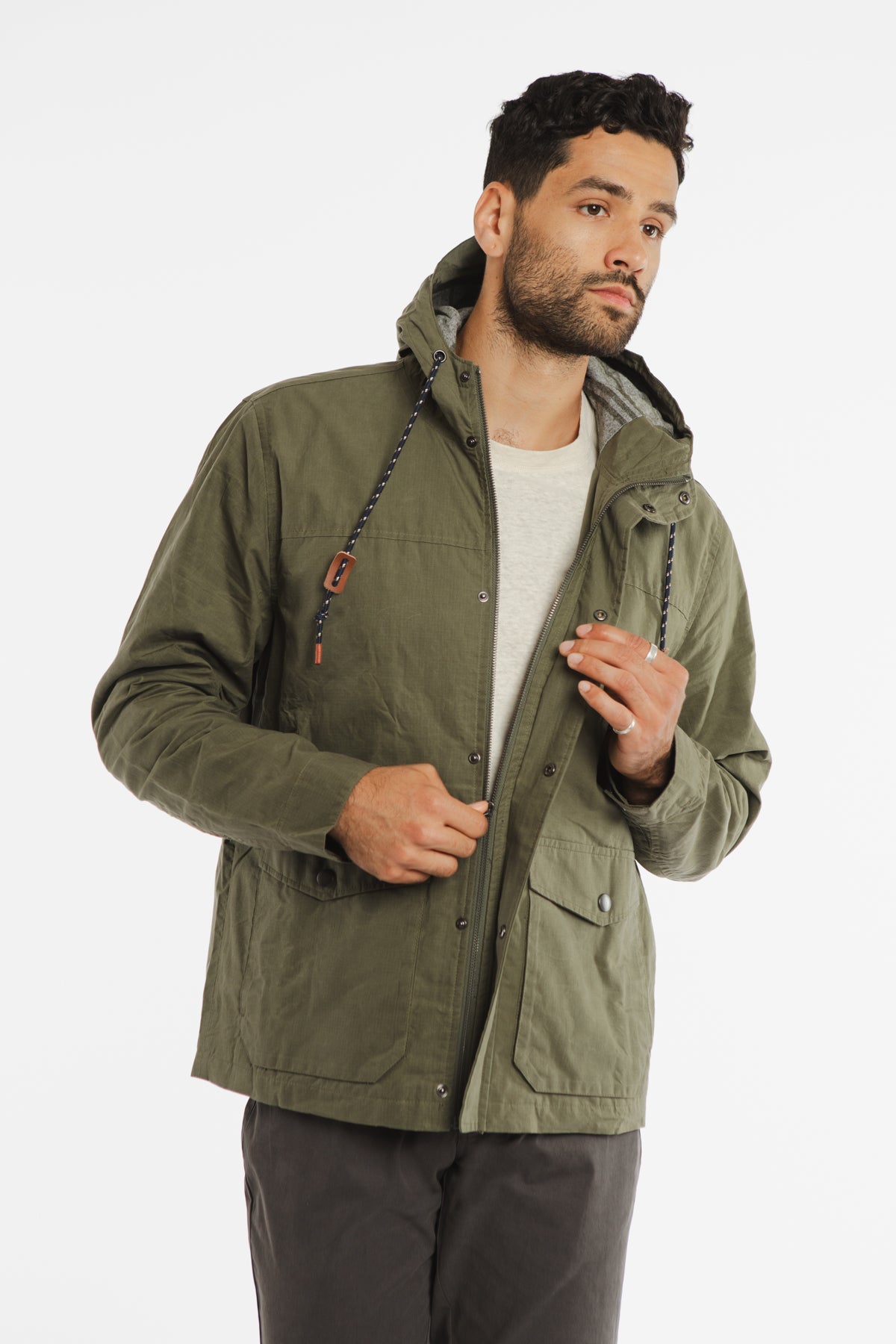 Marshall Jacket / Olive Waxed Ripstop (old)