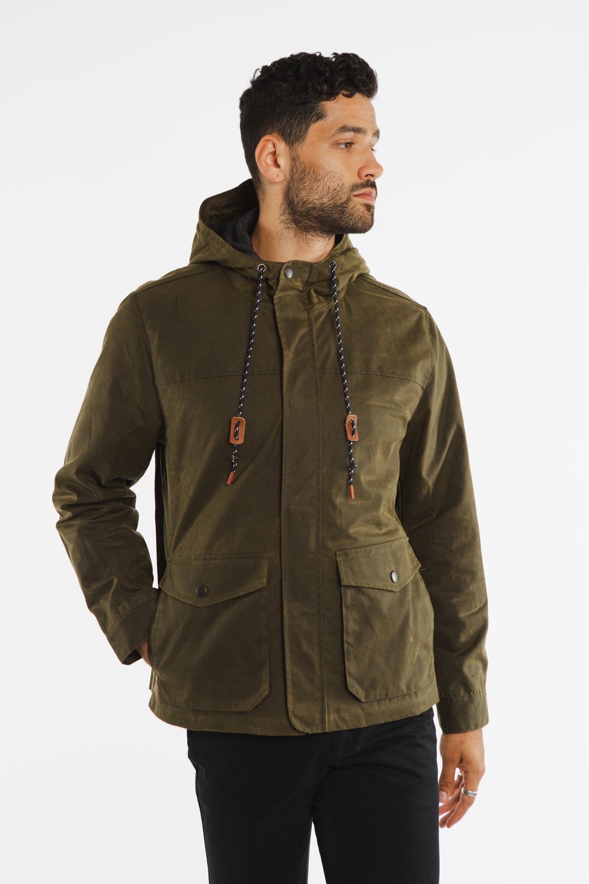 Marshall Jacket / Olive Waxed Canvas (old2)