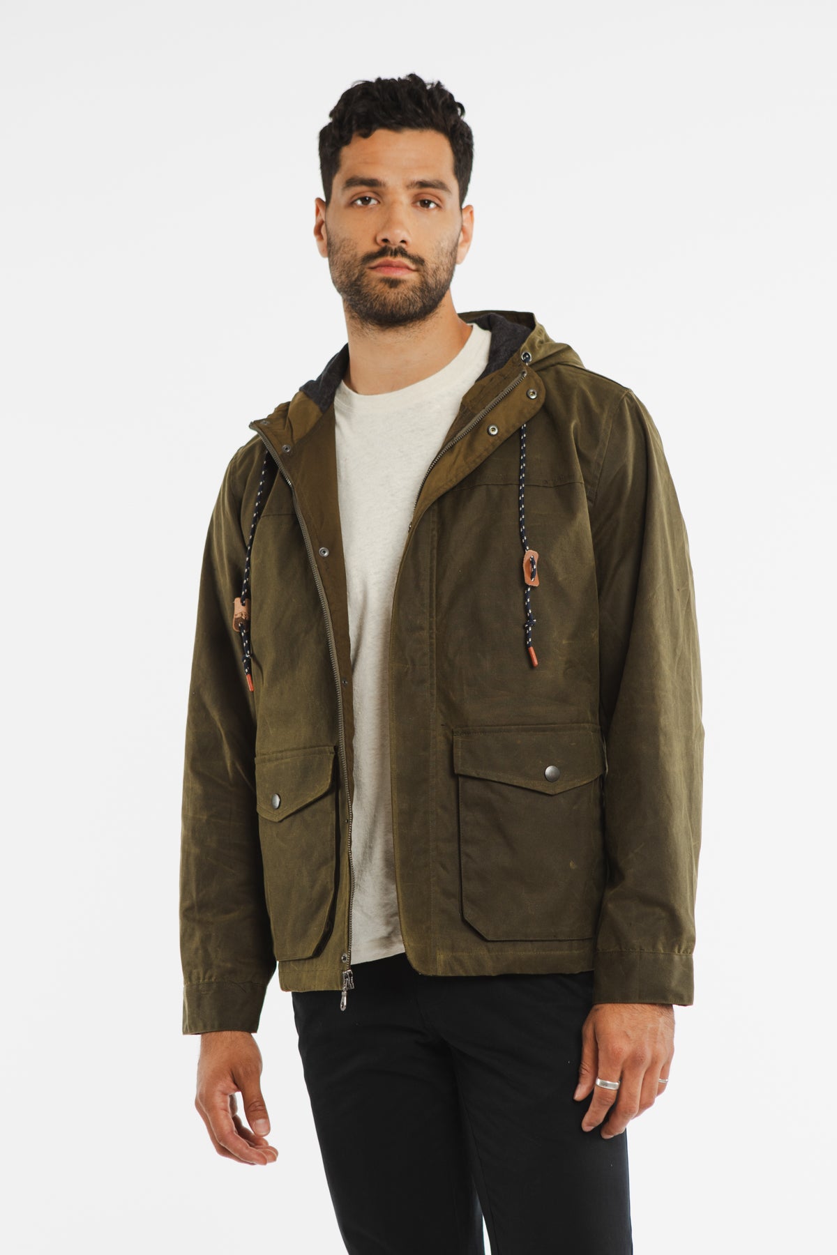 Marshall Jacket / Olive Waxed Canvas (old2)