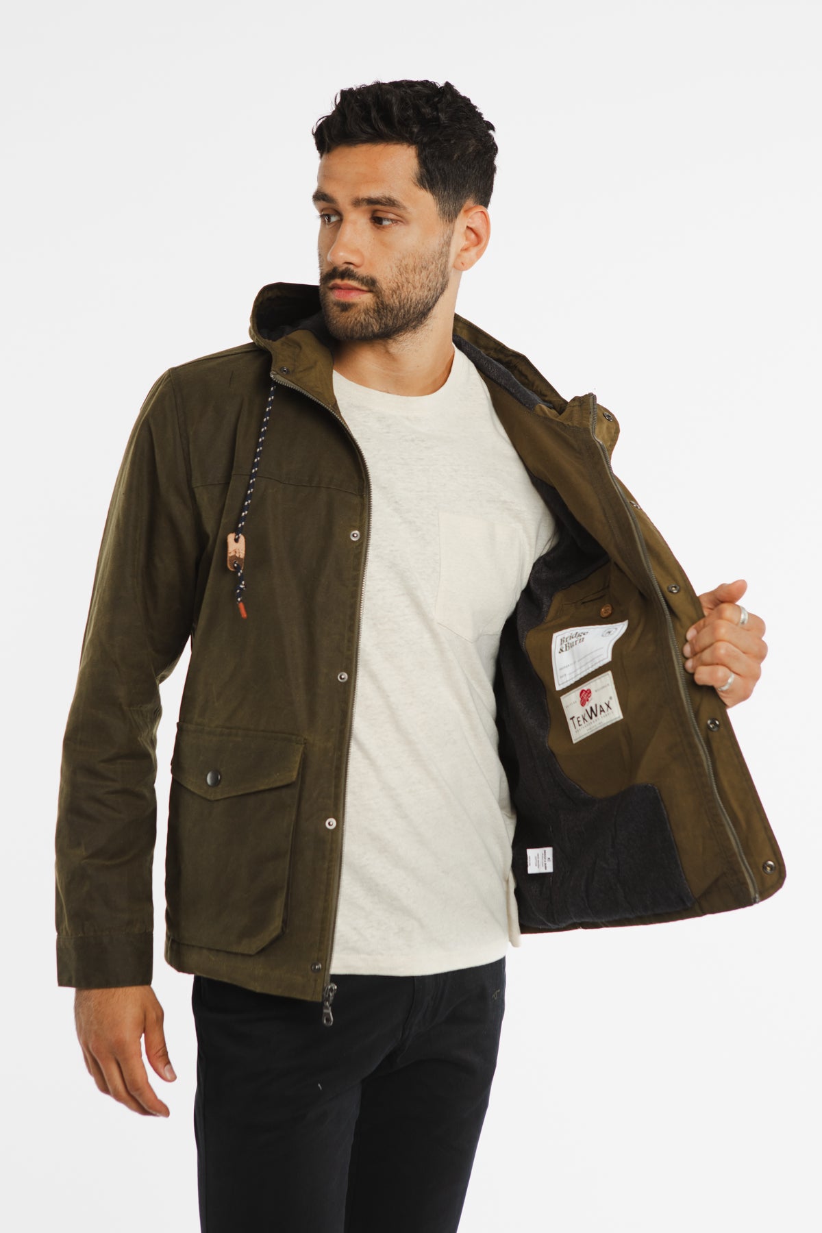 Marshall Jacket / Olive Waxed Canvas (old2)