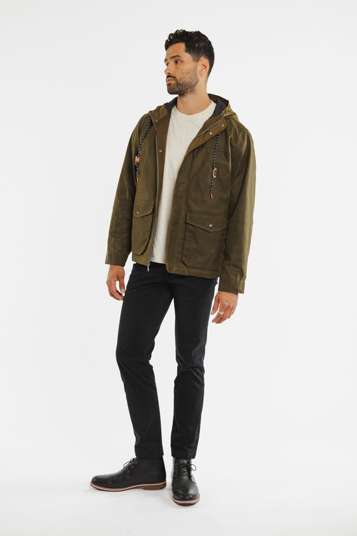 Marshall Jacket / Olive Waxed Canvas (old2)