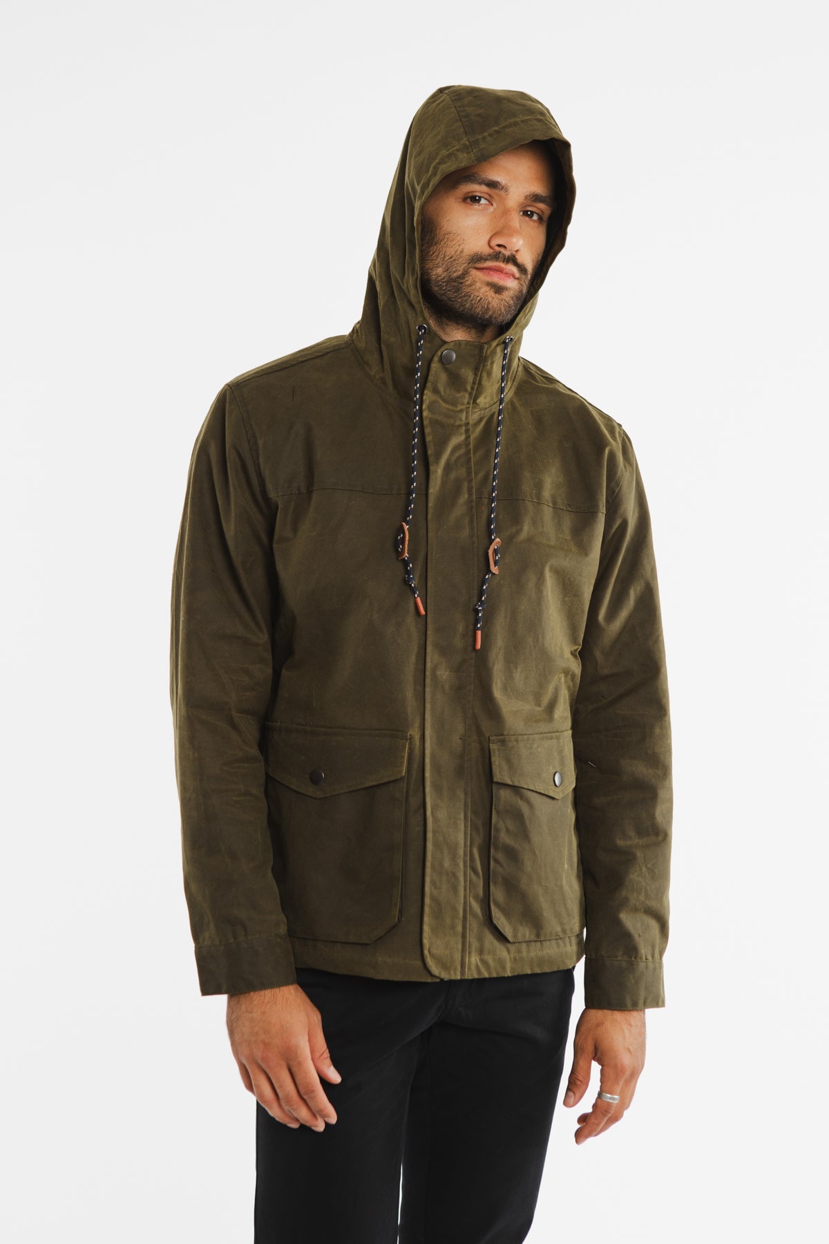 Marshall Jacket / Olive Waxed Canvas (old2)