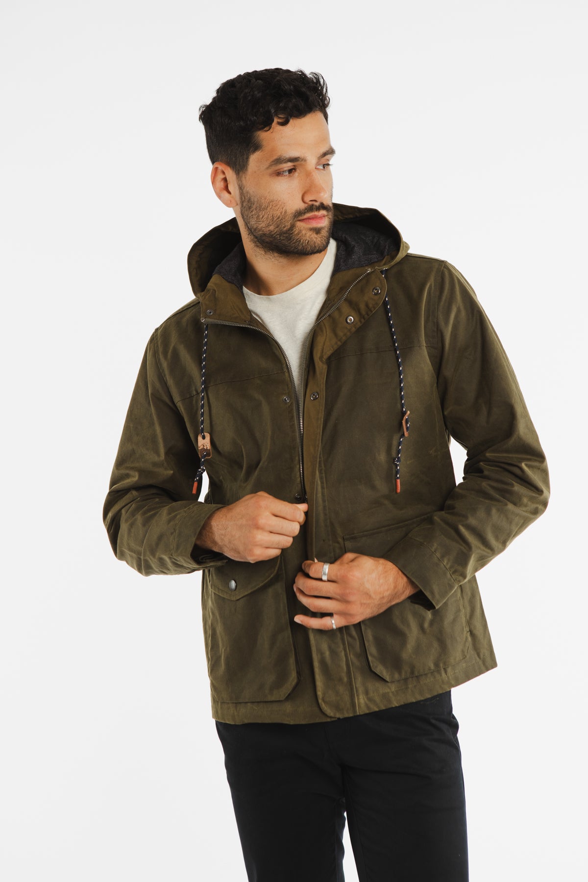 Marshall Jacket / Olive Waxed Canvas (old2)
