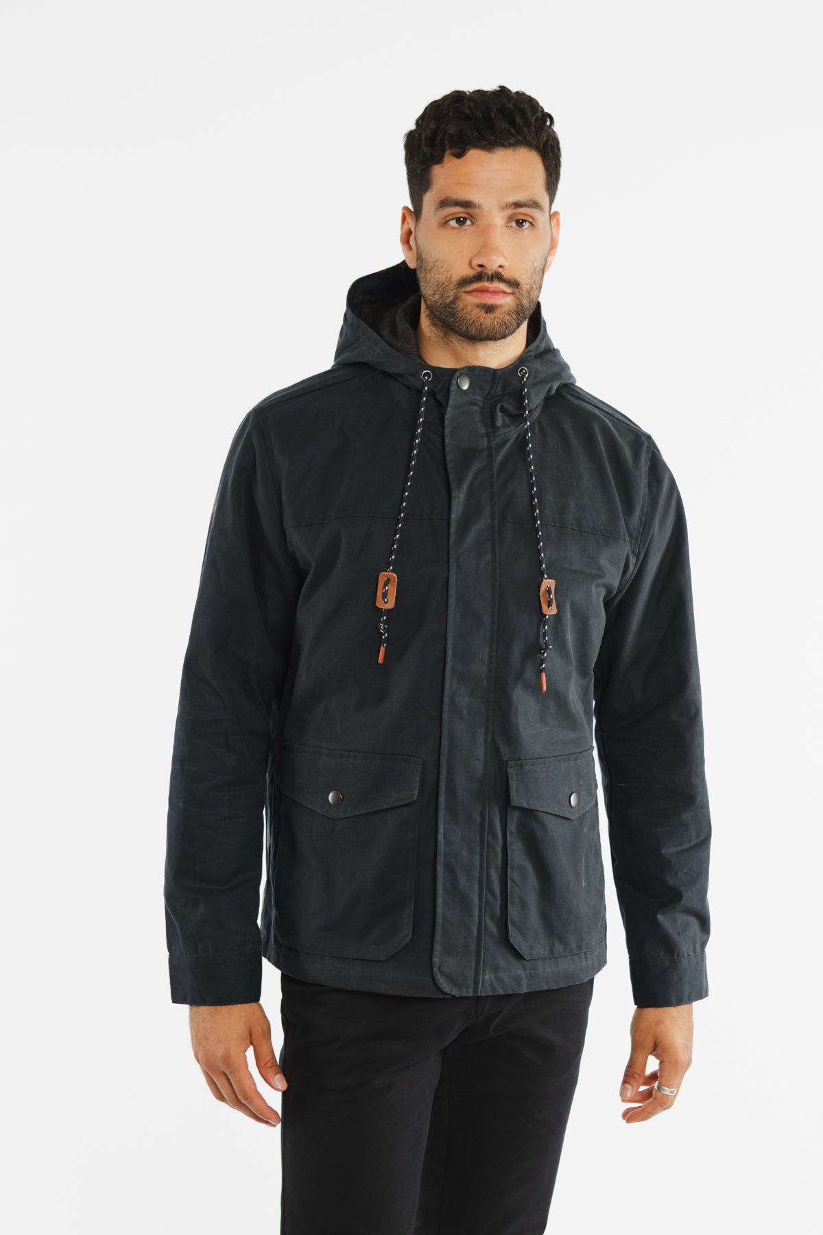 Marshall Jacket / Navy Waxed Canvas (old)