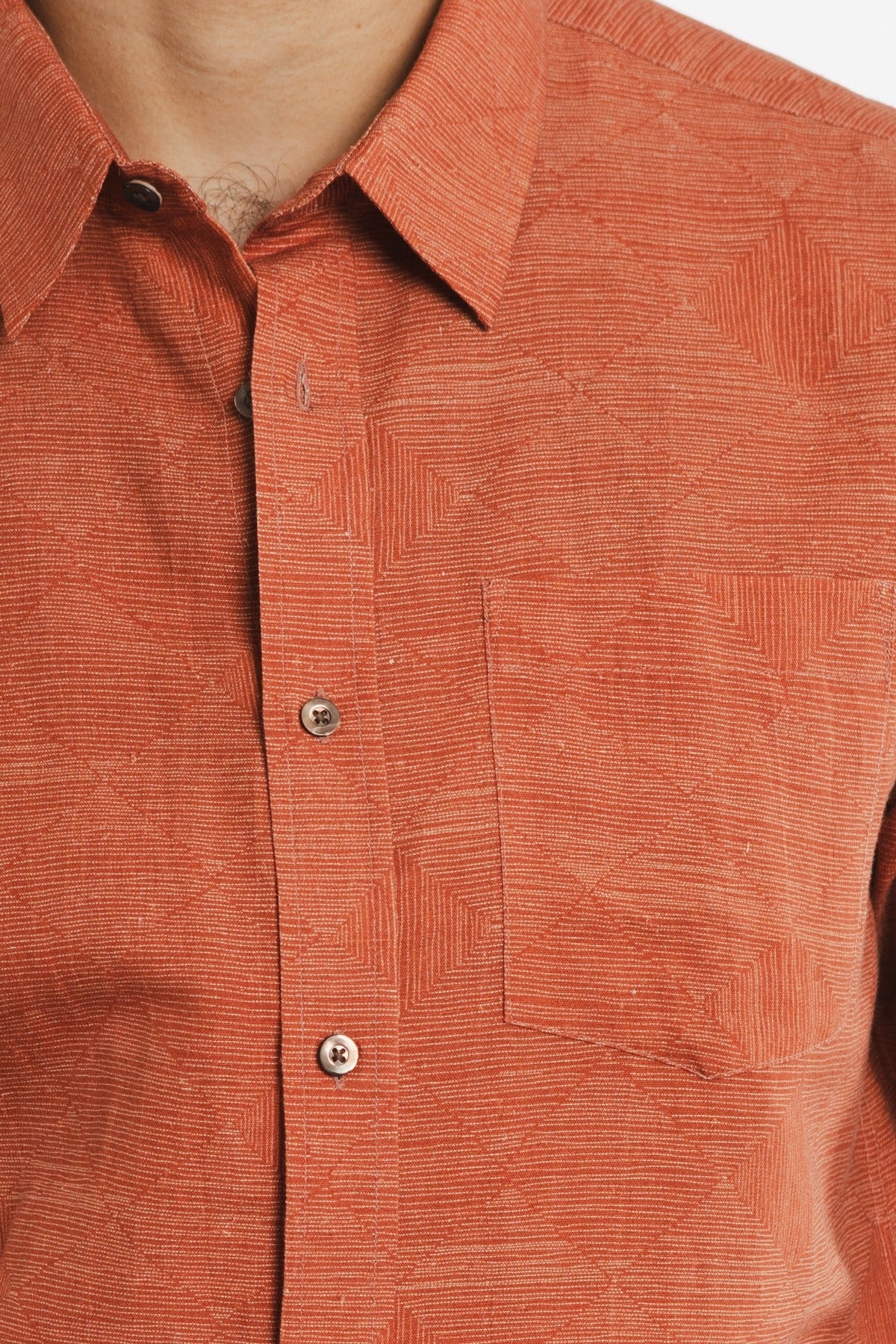 Harbor Slim Shirt / Rust Line