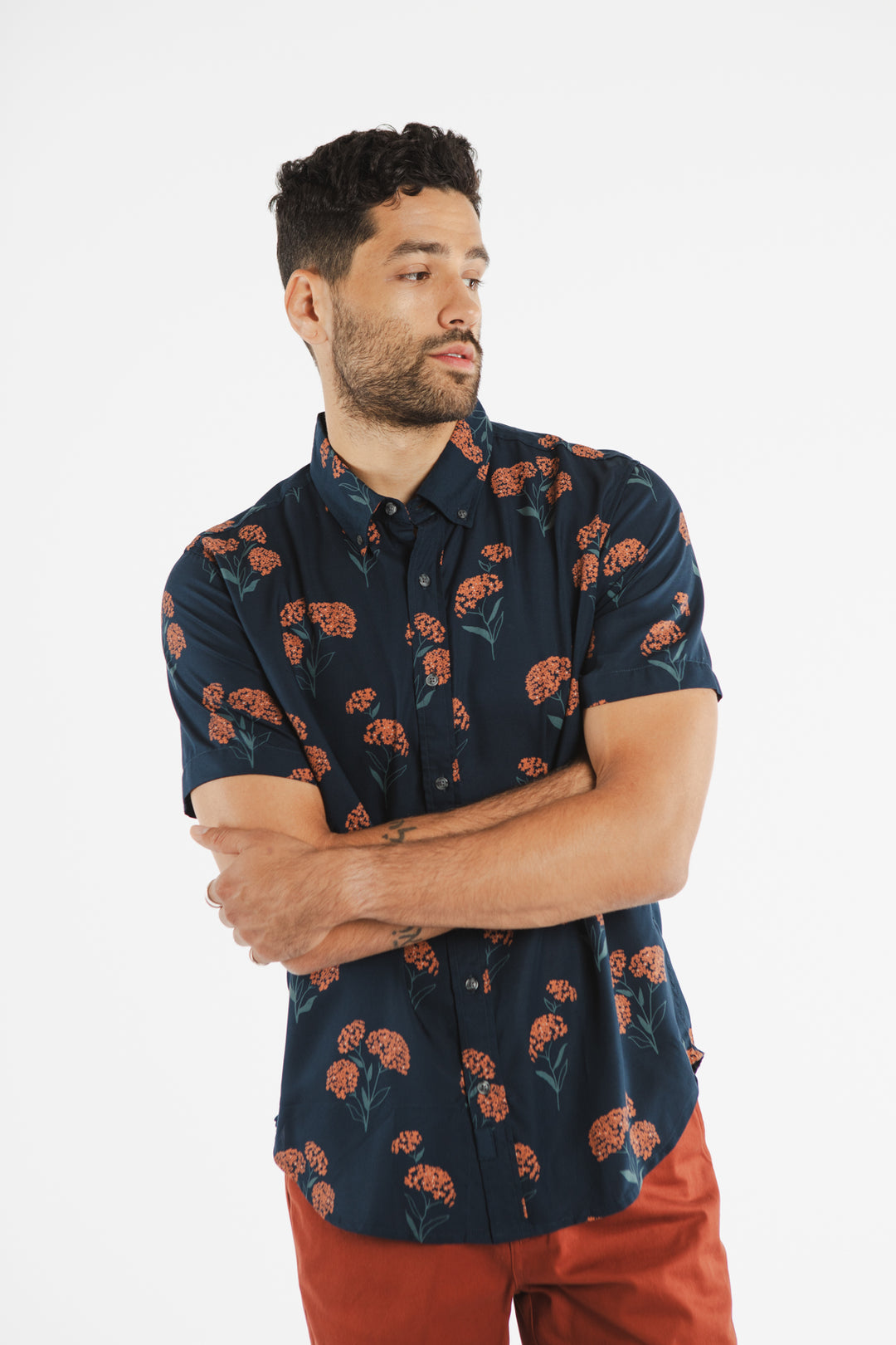 Grant Shirt / Syriaca Print Bridge & Burn