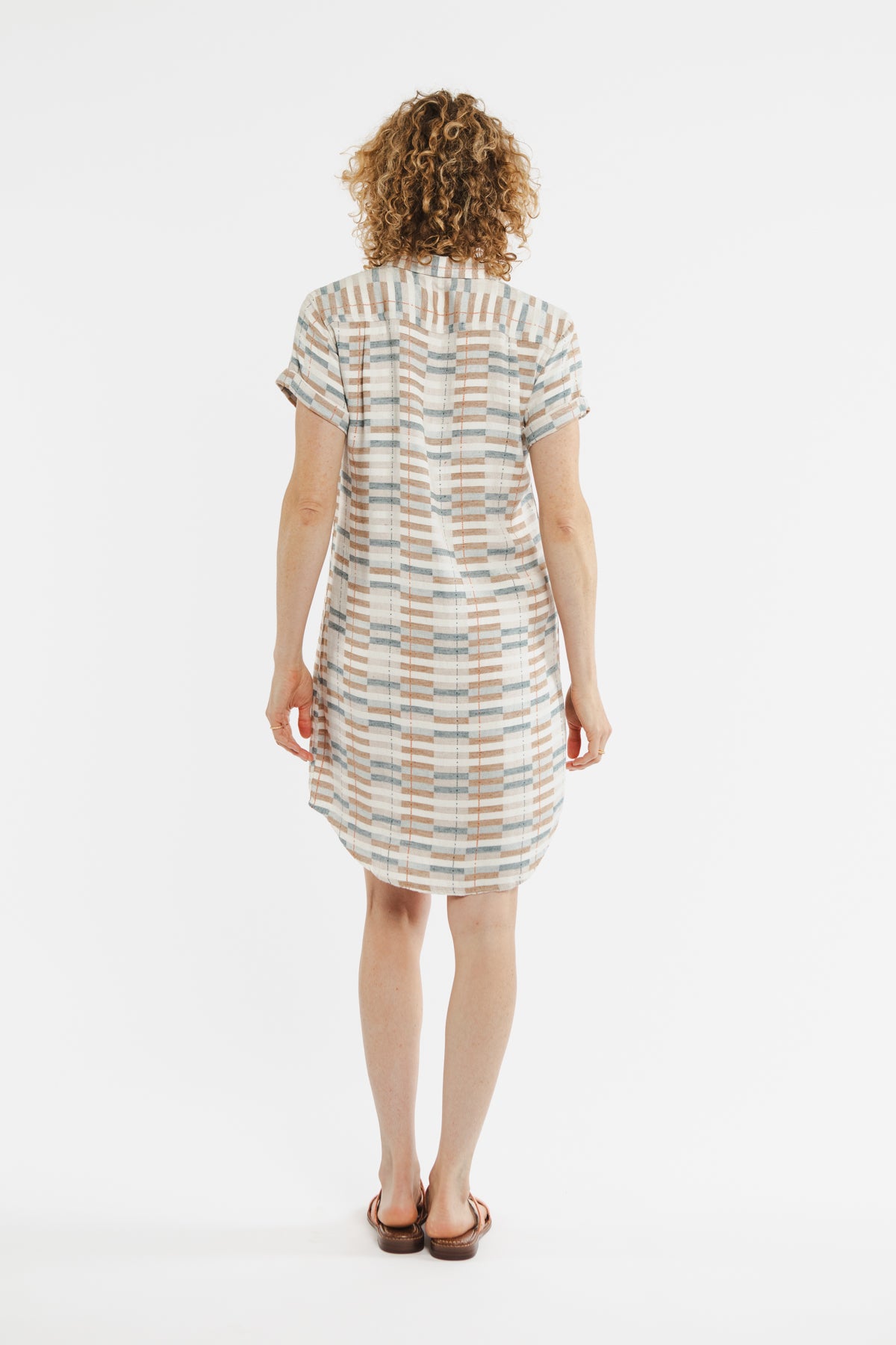 Loren Shirt Dress / Manzanita Stripe