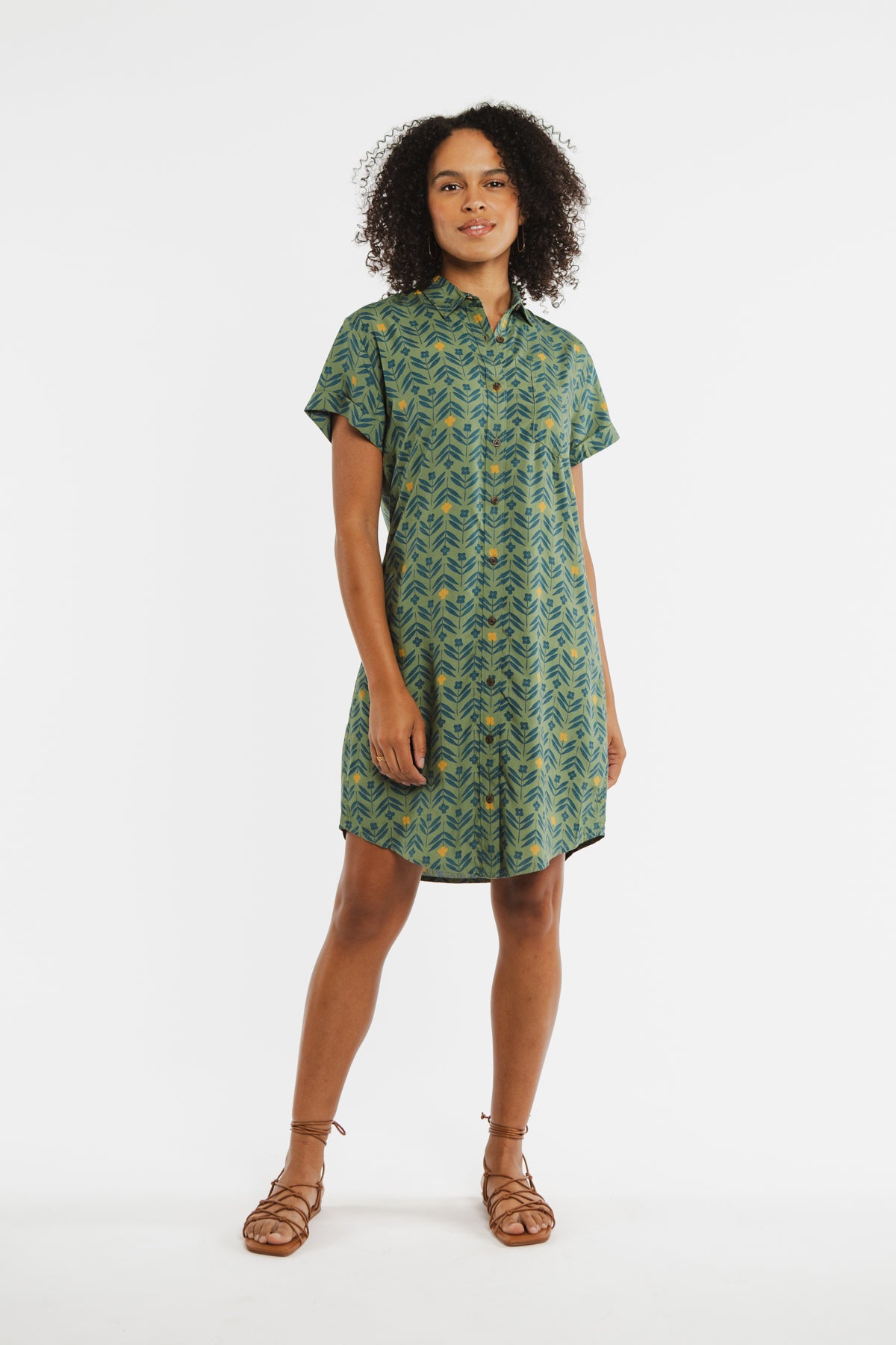 Loren Shirt Dress / Primrose