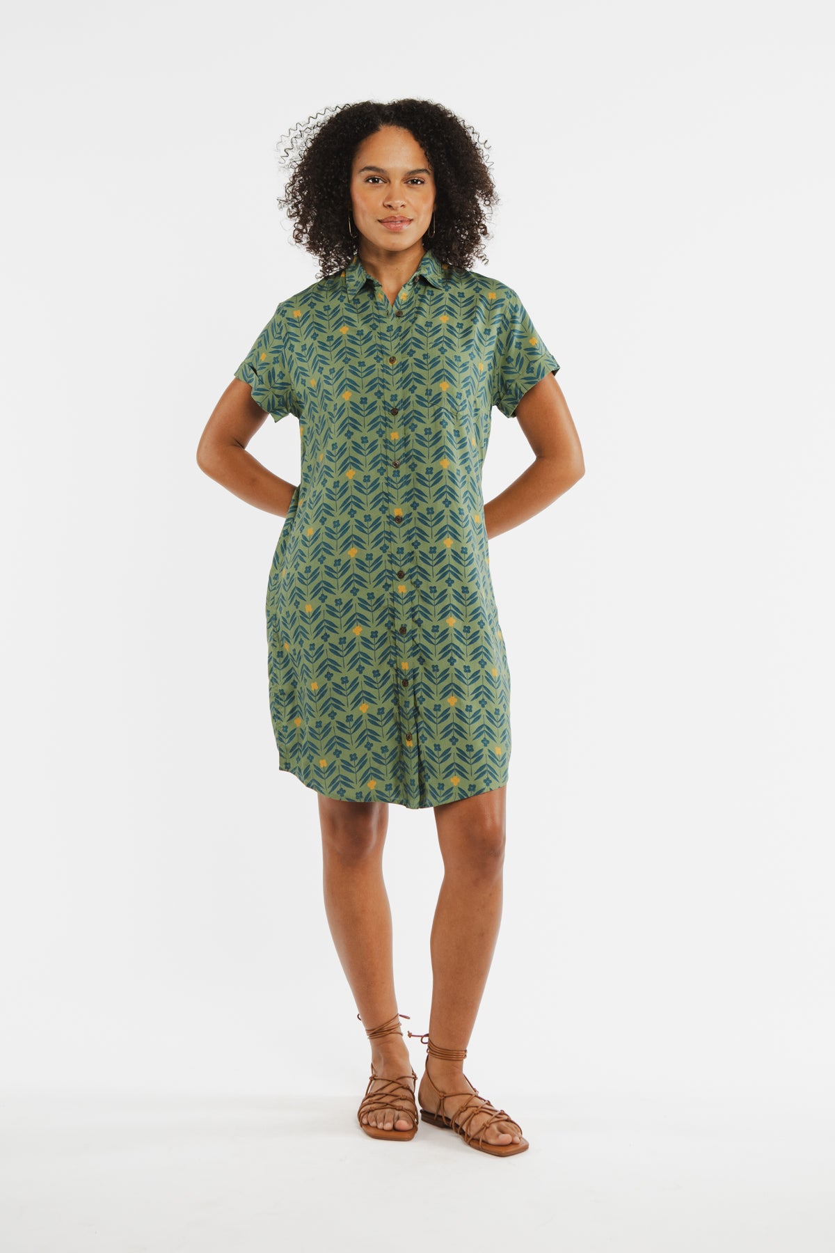 Loren Shirt Dress / Primrose