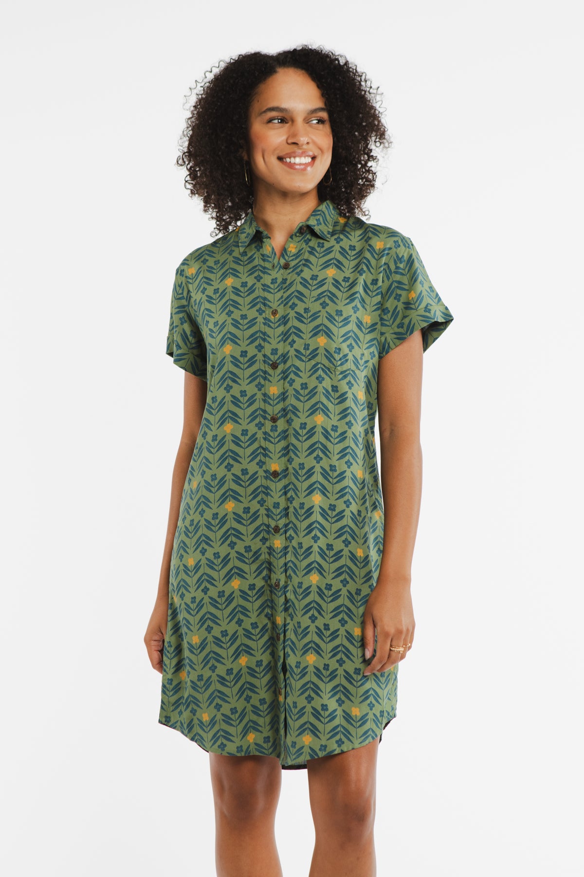 Loren Shirt Dress / Primrose