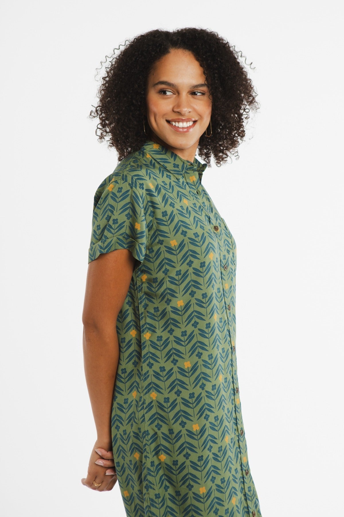 Loren Shirt Dress / Primrose