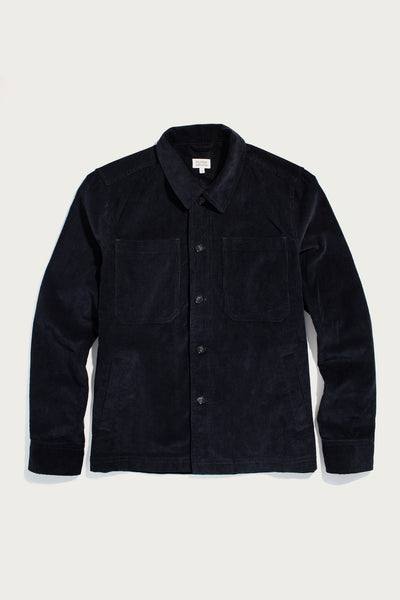 Banks Shirt Jacket / Midnight Blue Corduroy – Bridge & Burn