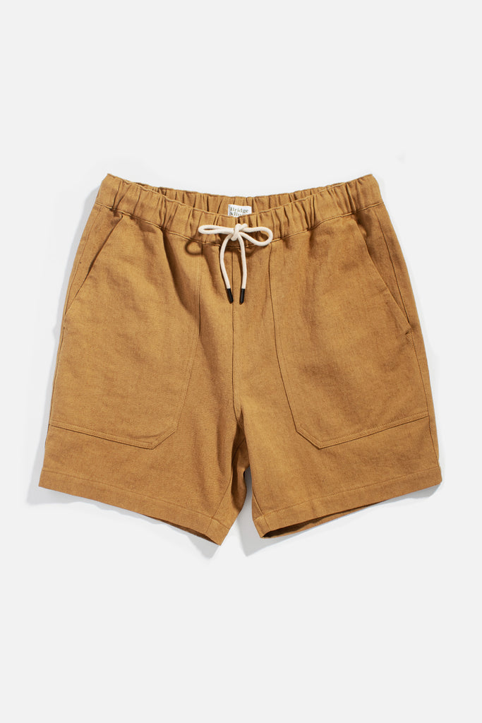 【OPEN YY】CRINKLED GATHER SHORTS BROWN OPEN YY Crinkled Gather Shorts | REVERSIBLE