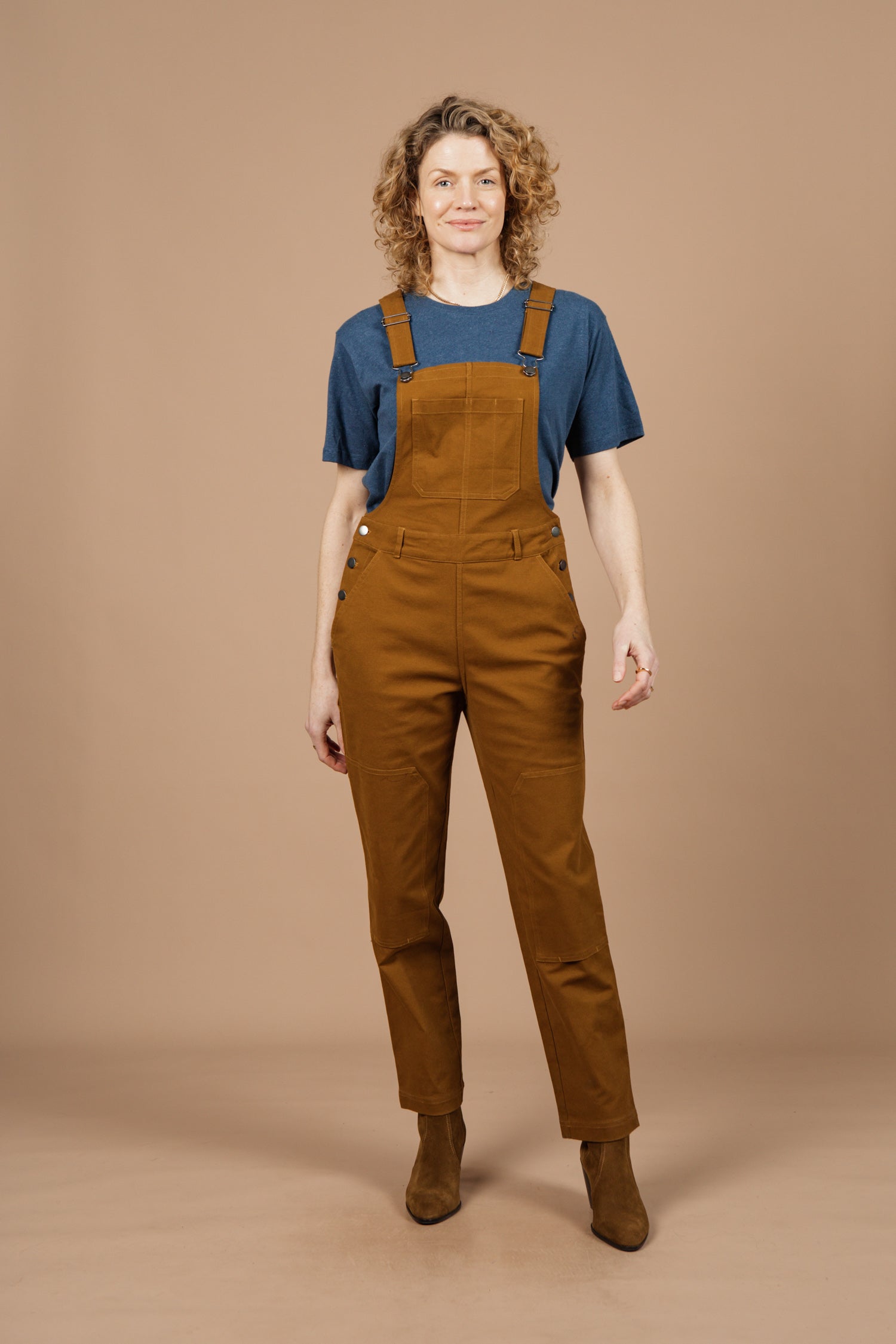 Tobin Utility Overall / Brown Canvas