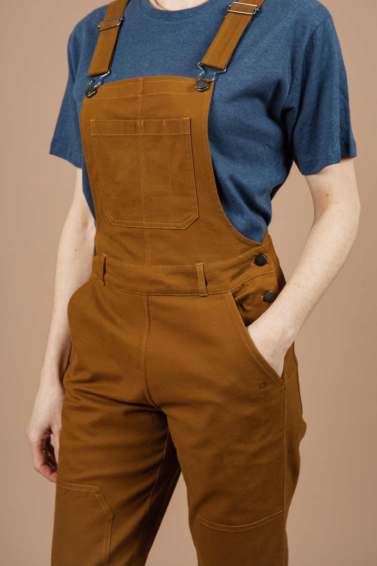 Tobin Utility Overall / Brown Canvas