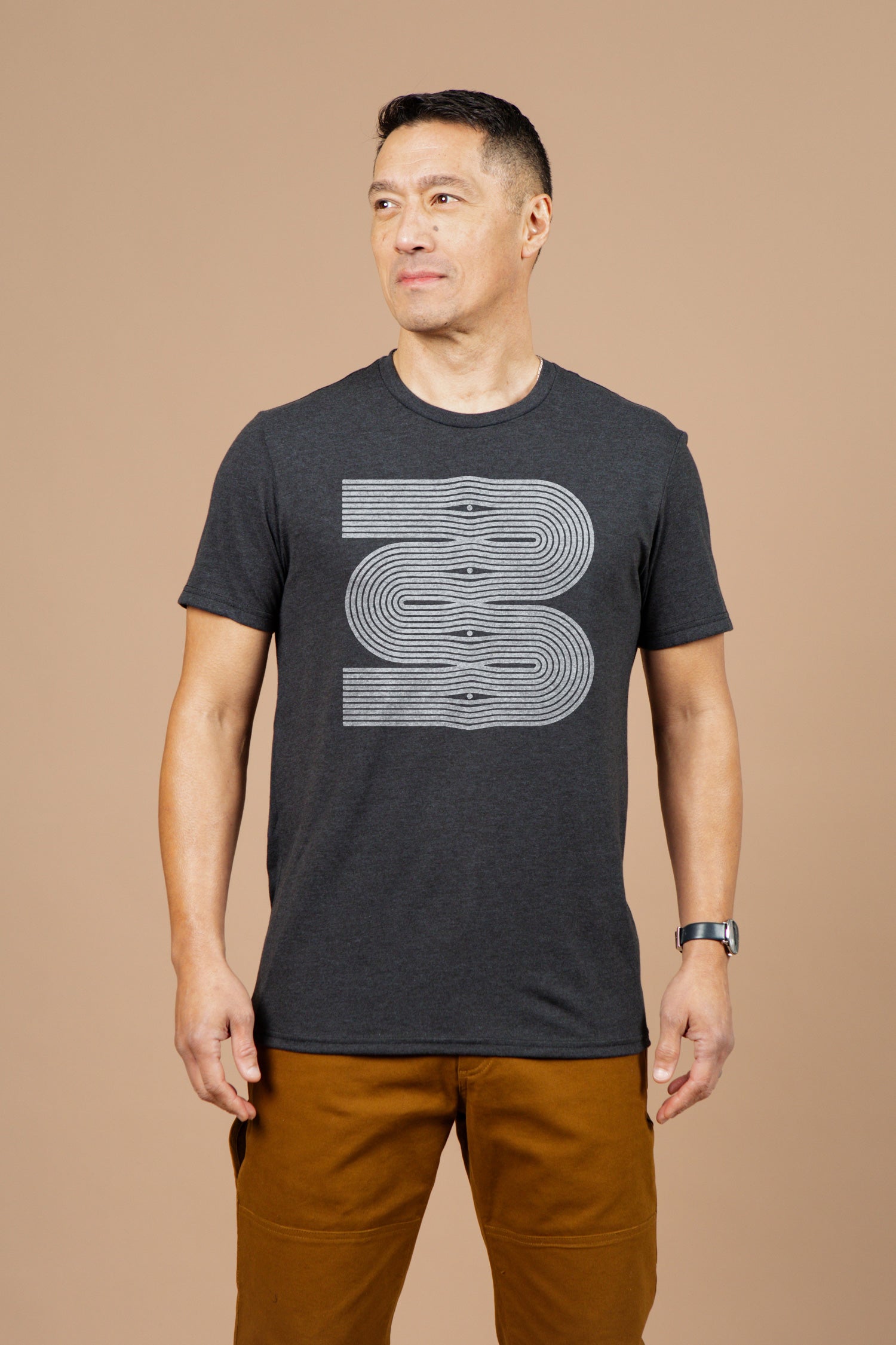 Men's Side Winder Tee / Black