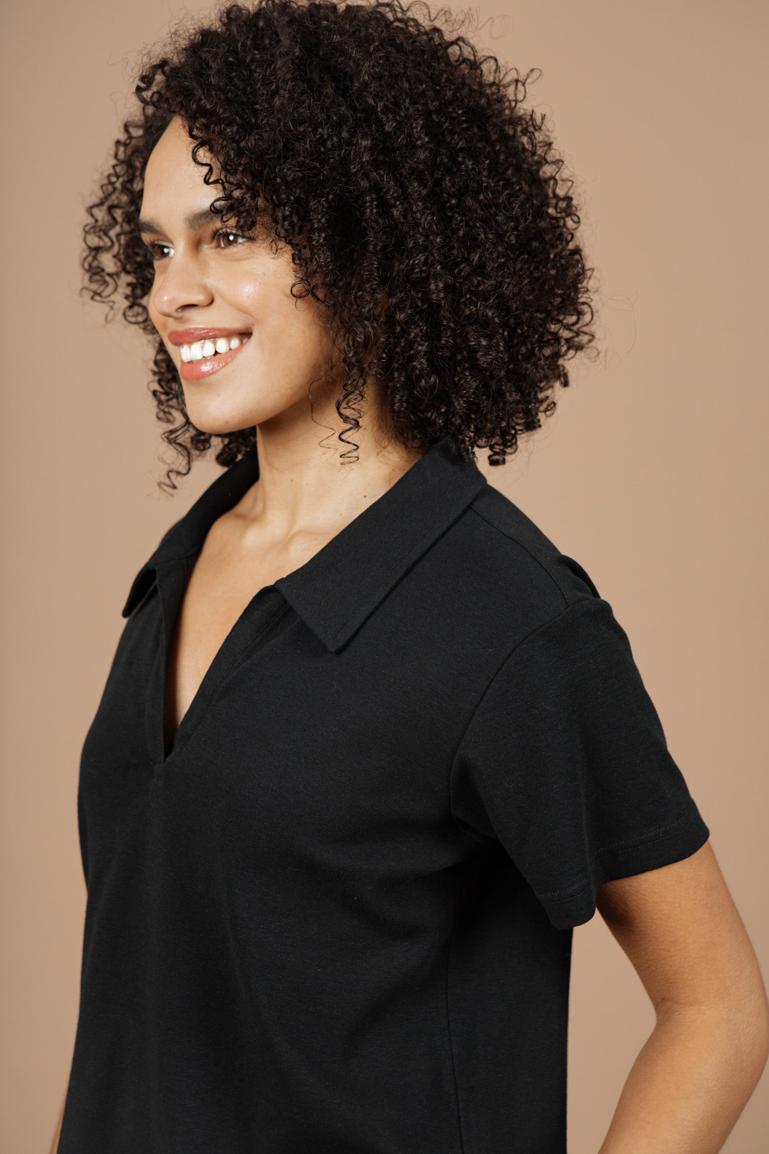 Avery Boxy Top / Black Jersey