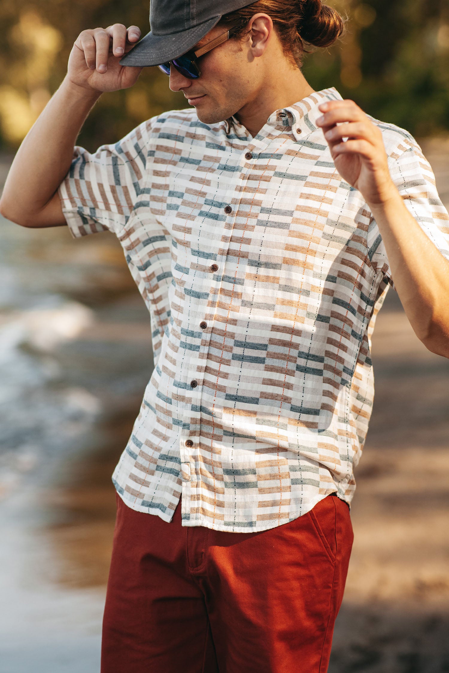 Grant Slim Shirt / Manzanita Stripe