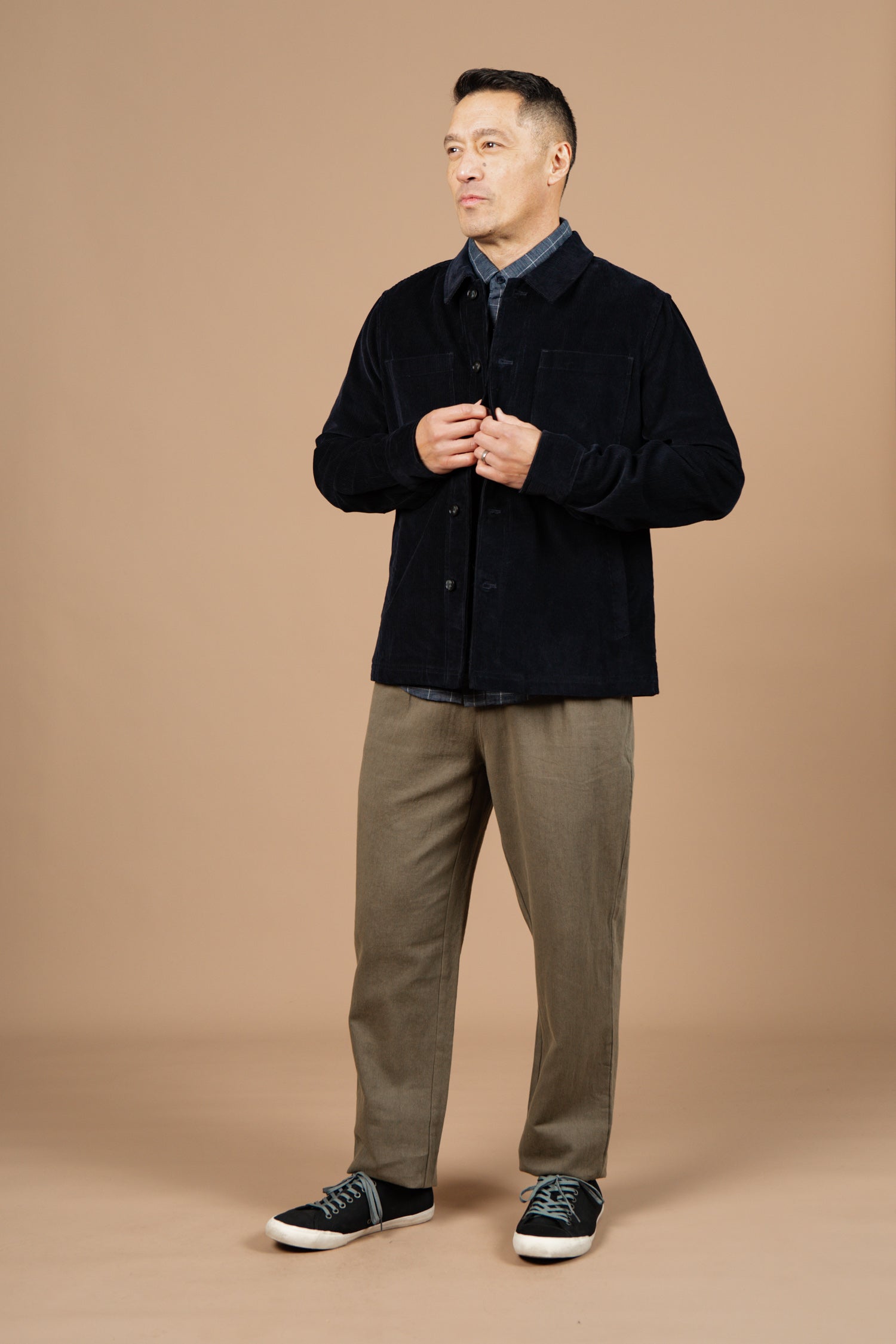 Banks Shirt Jacket / Midnight Blue Corduroy