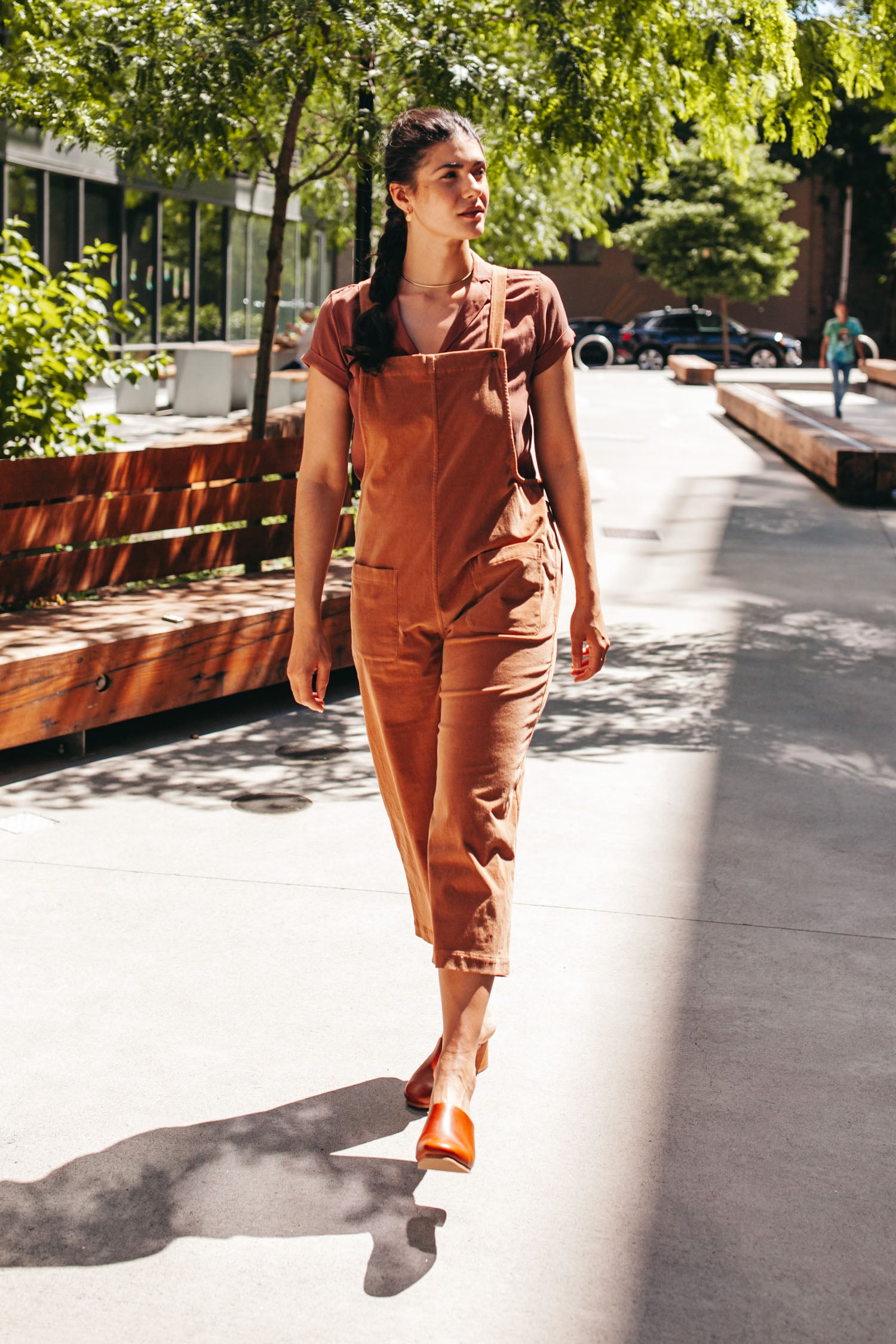 Edie Overall / Rosewood Corduroy