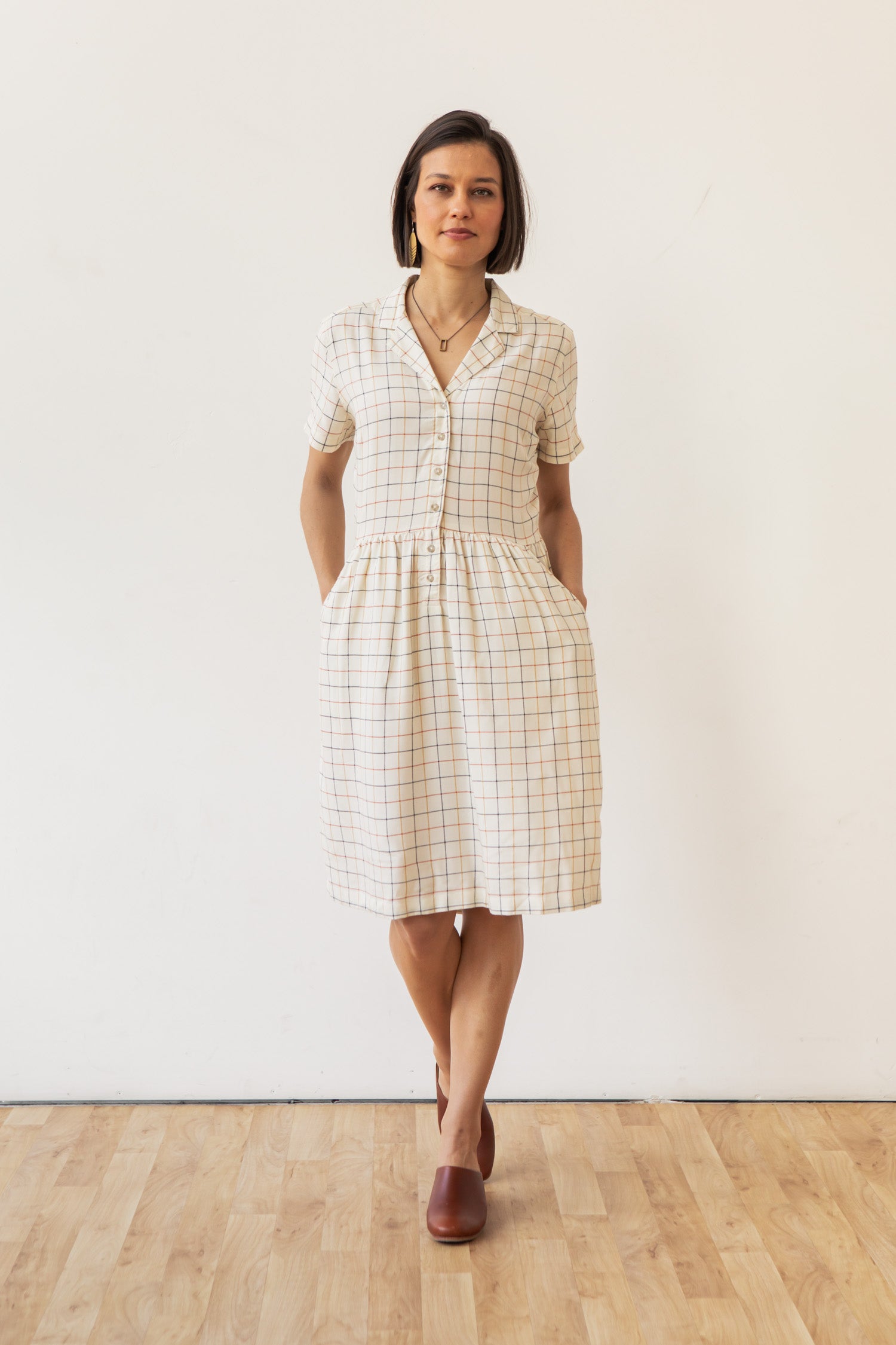 Ruby Shirt Dress / Primary Windowpane