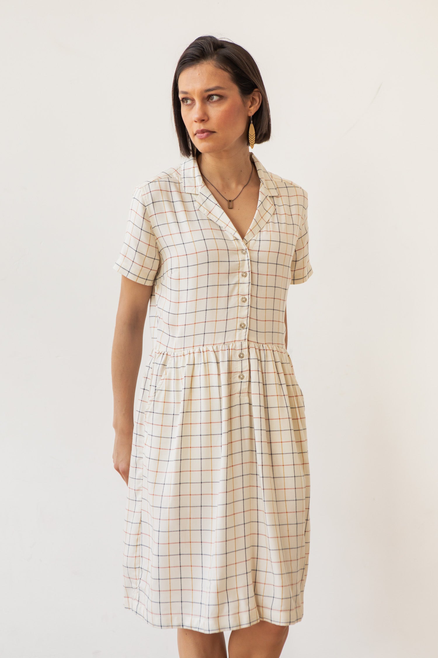Ruby Shirt Dress / Primary Windowpane