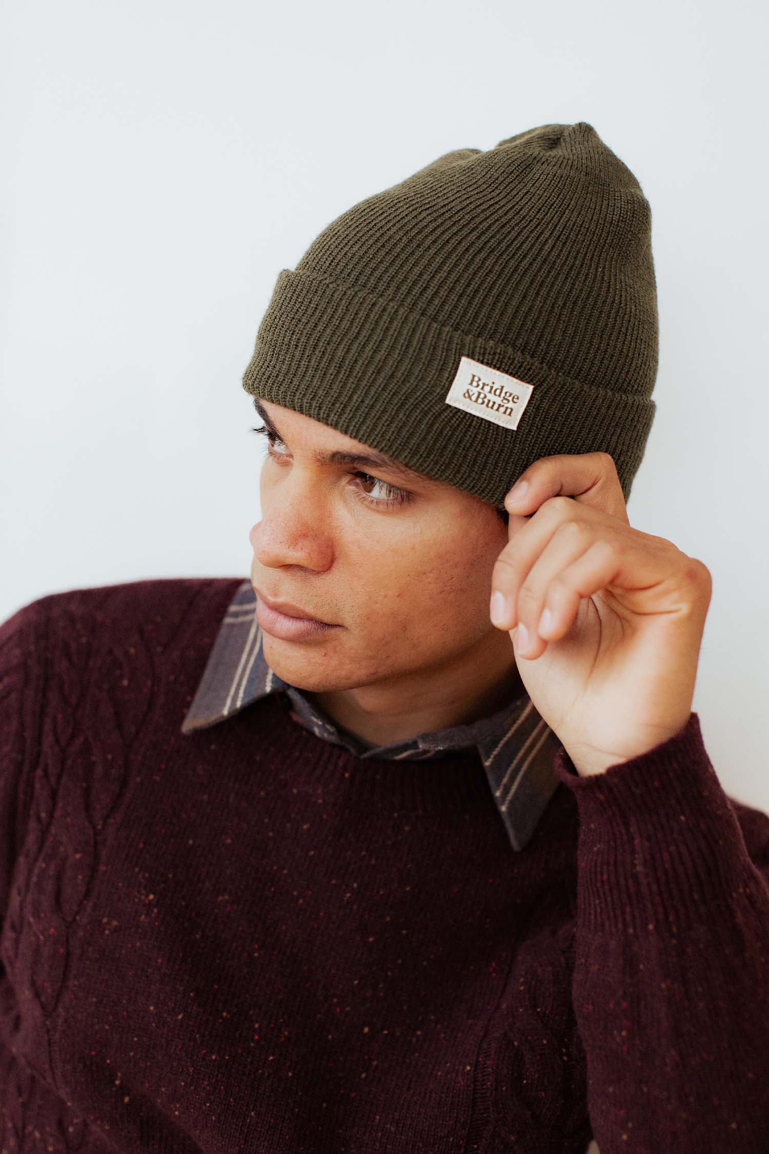 Wool Watch Cap / Olive Drab