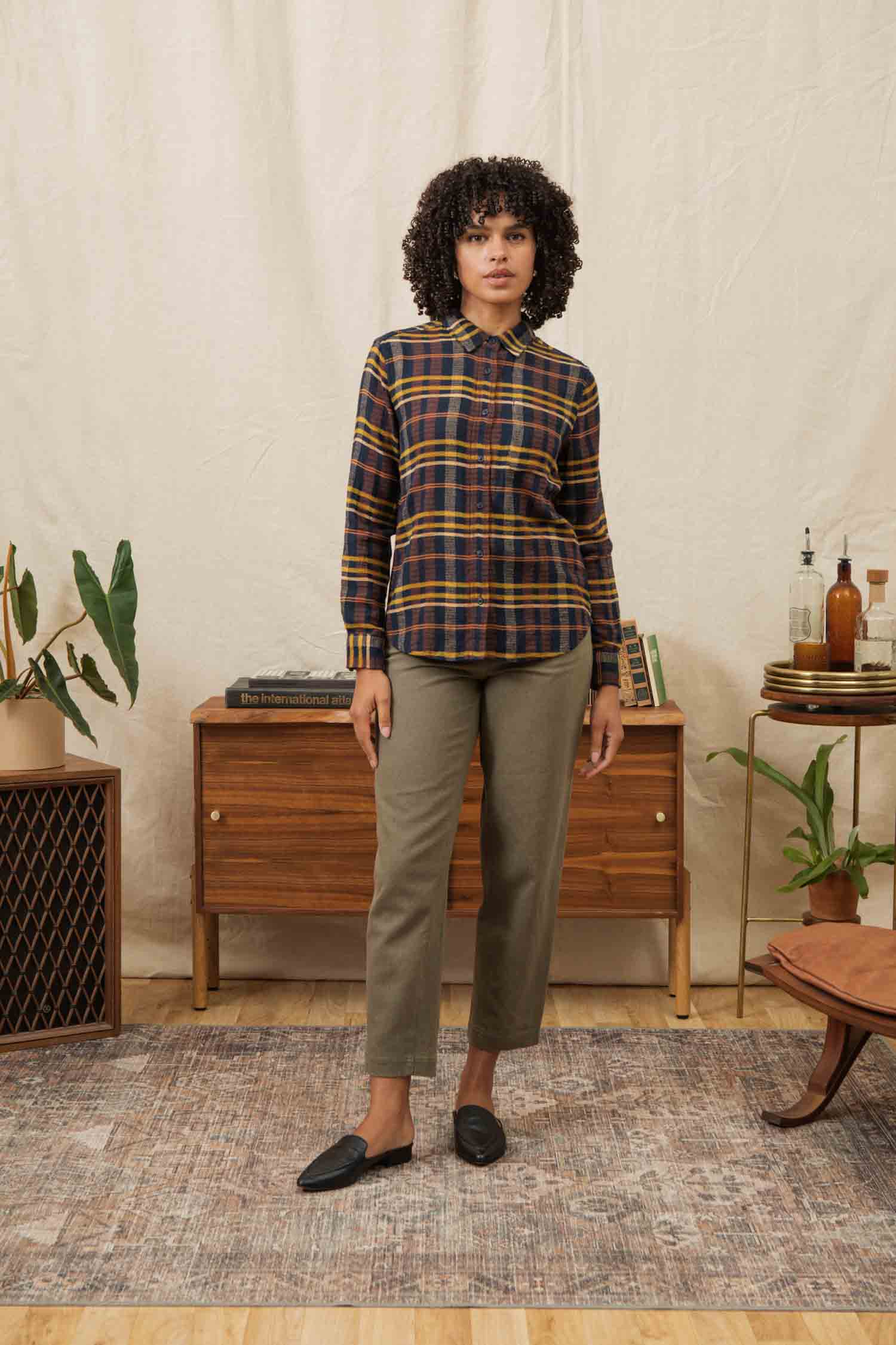 Ash Slim Shirt / Desert Dawn Plaid