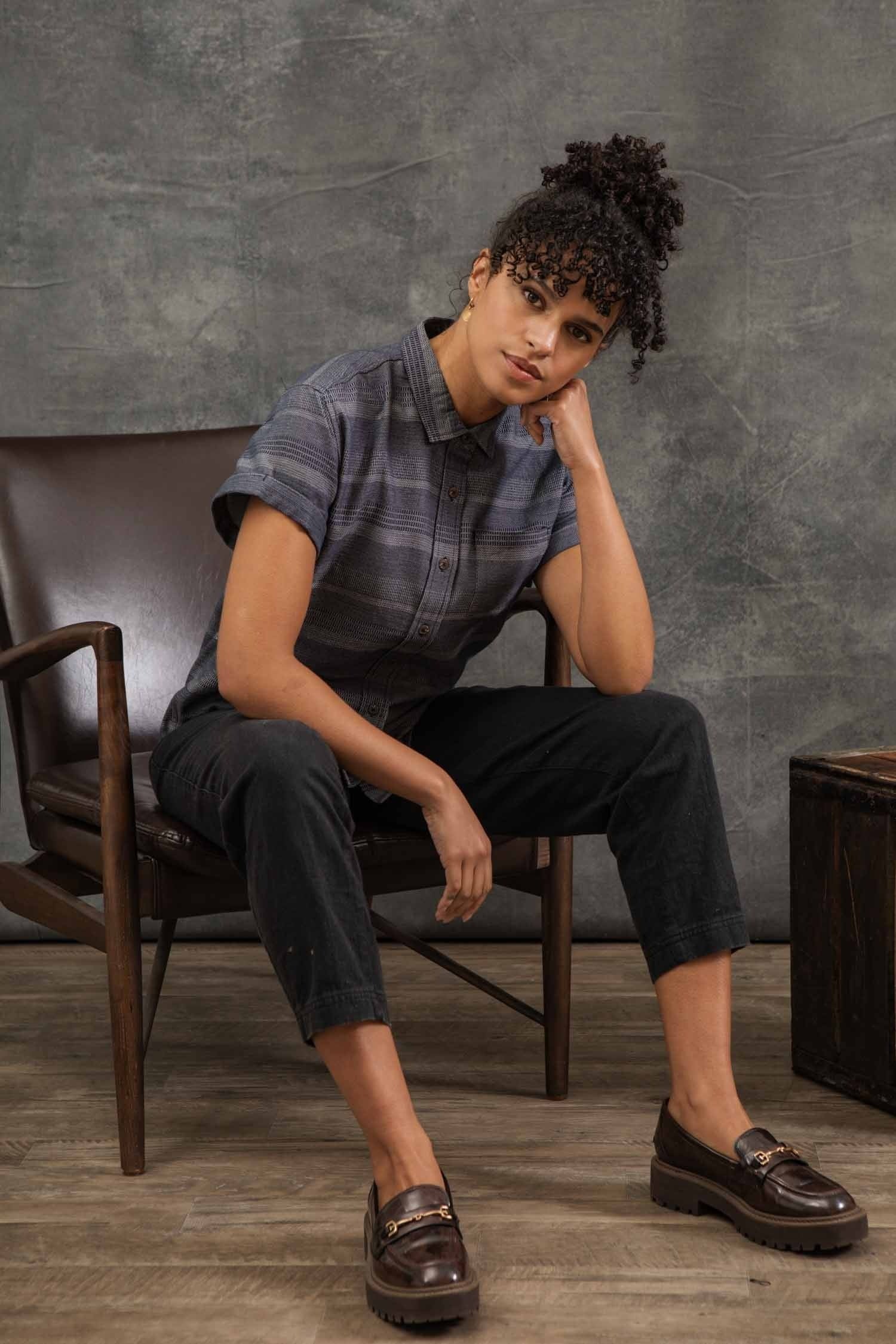 Bea Shirt / Cascade Weave