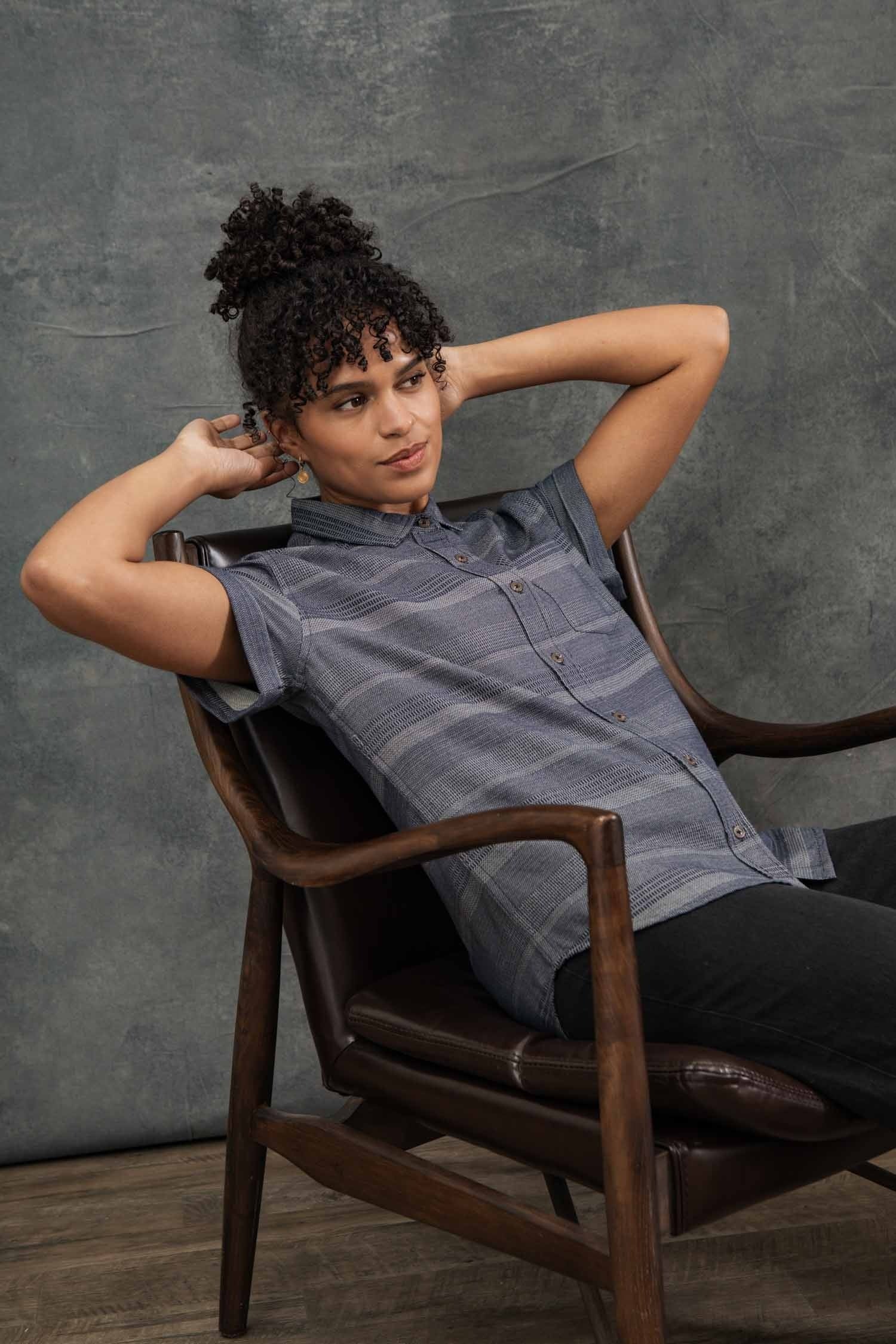 Bea Shirt / Cascade Weave