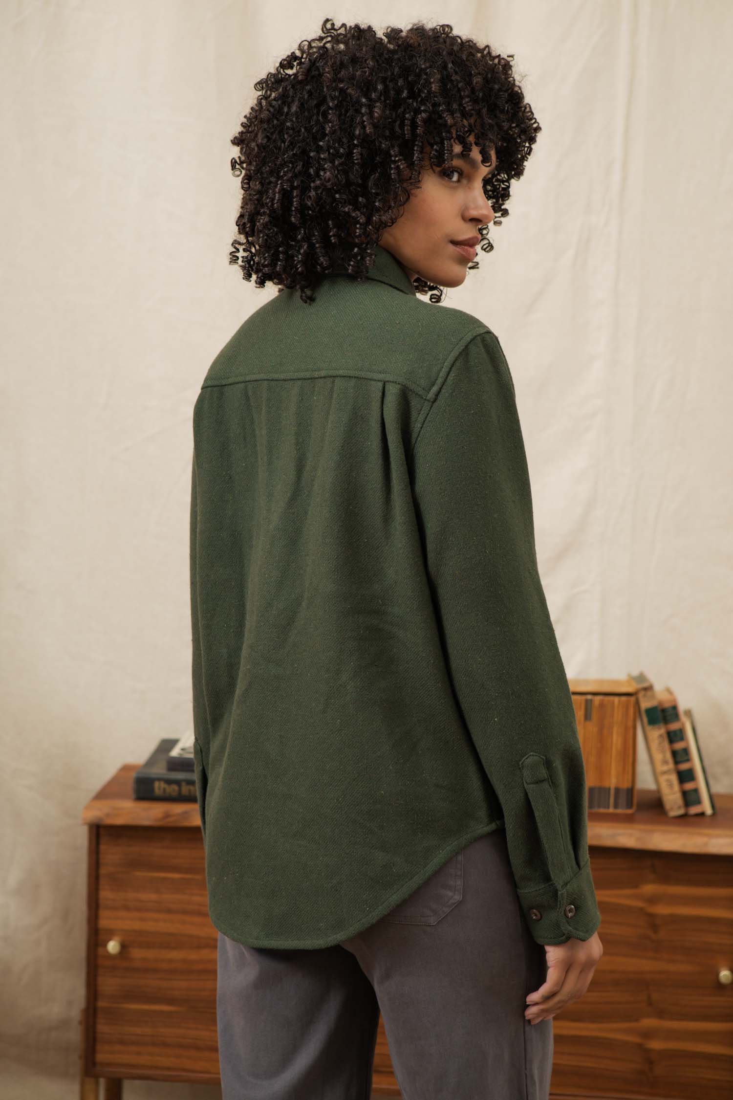 Dawson Overshirt / Dark Sage
