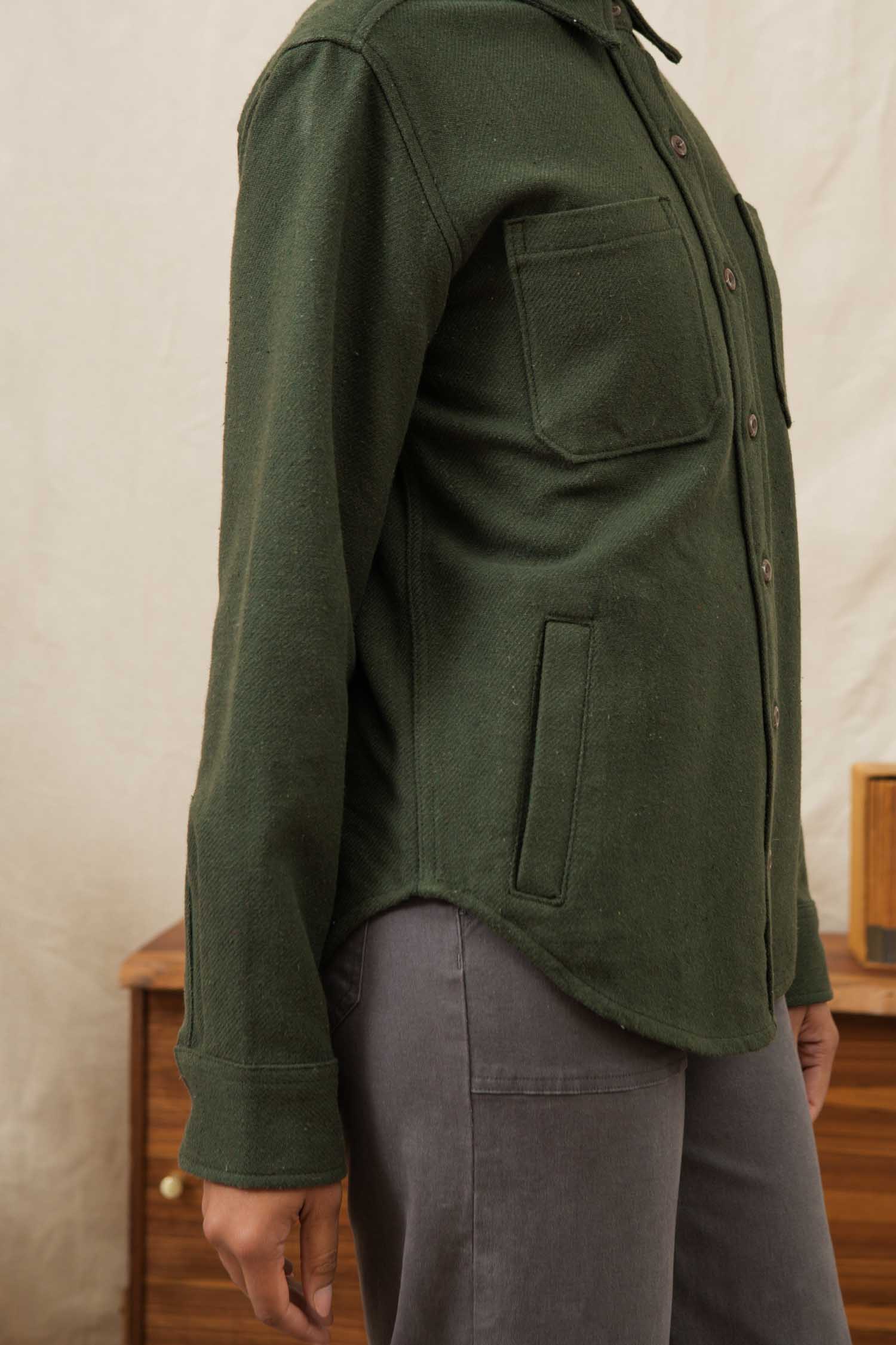 Dawson Overshirt / Dark Sage